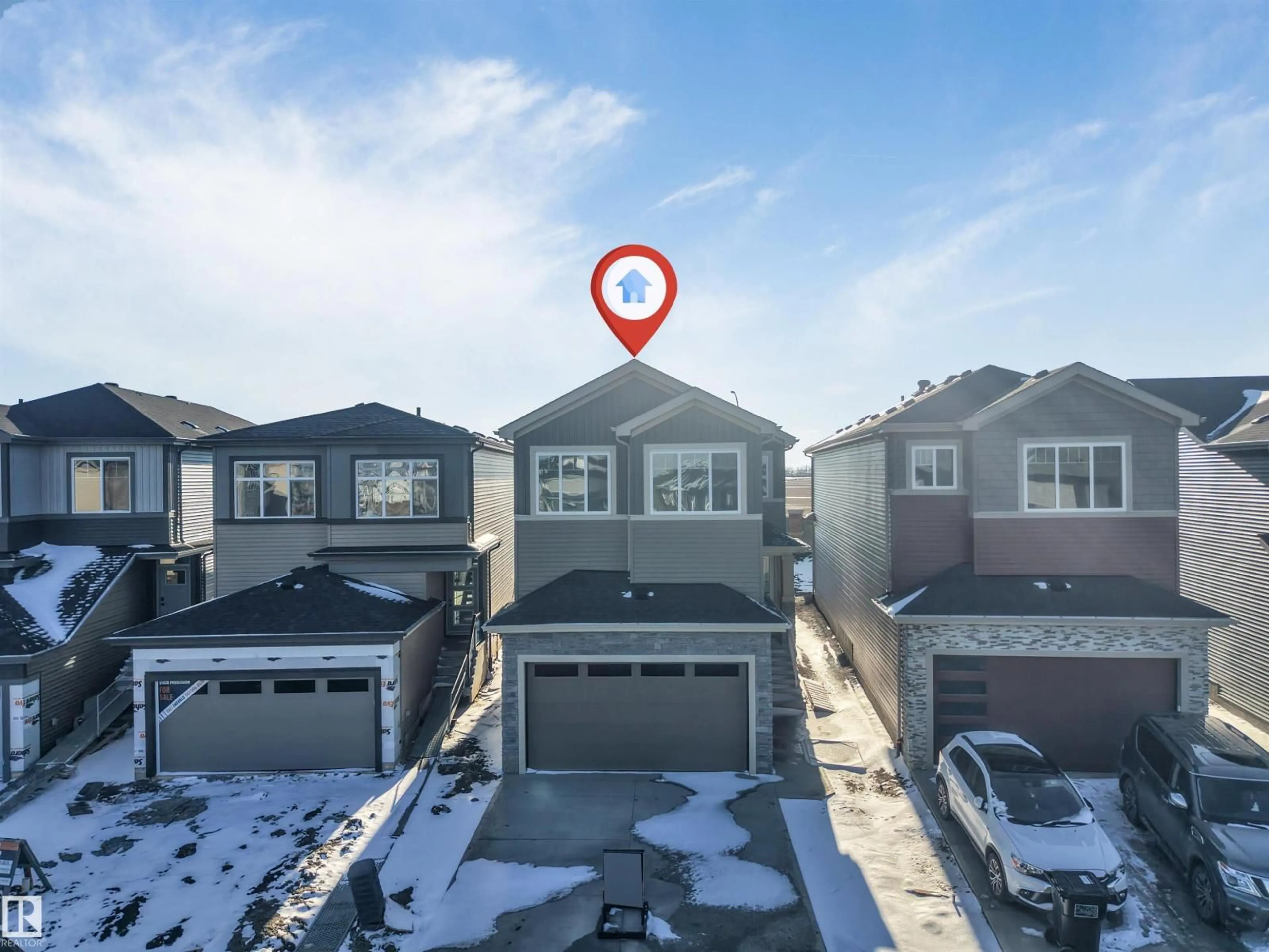 A pic from outside/outdoor area/front of a property/back of a property/a pic from drone, street for 8035 228 ST, Edmonton Alberta T5T7X8
