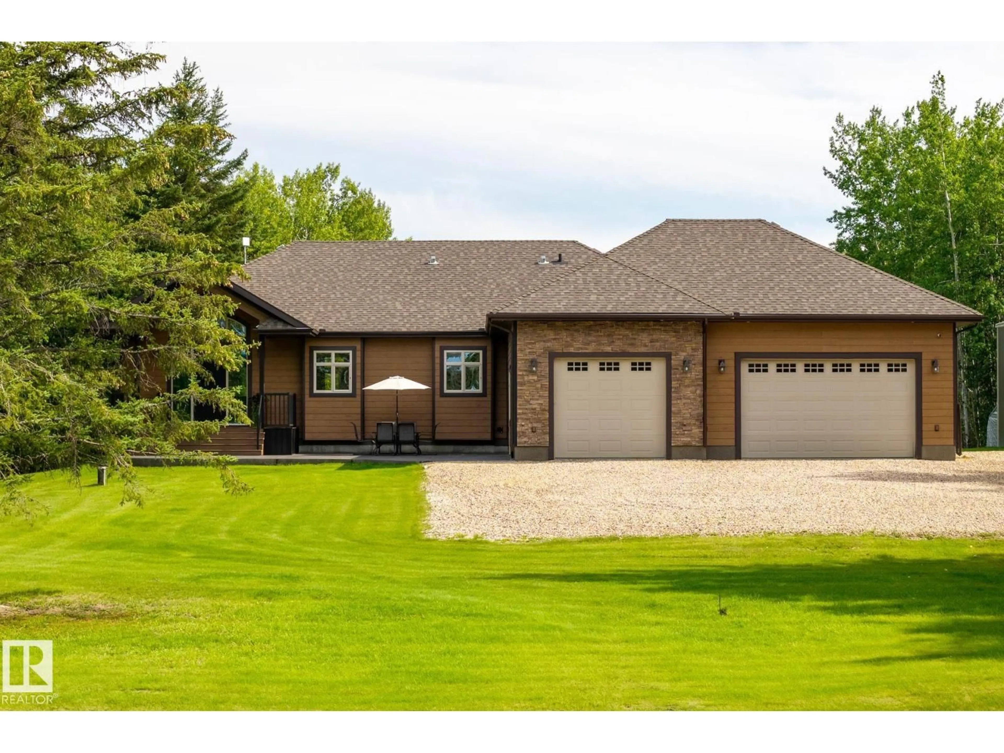 Home with brick exterior material, street for 211 ASPEN DR, Rural Athabasca County Alberta T9S1S3