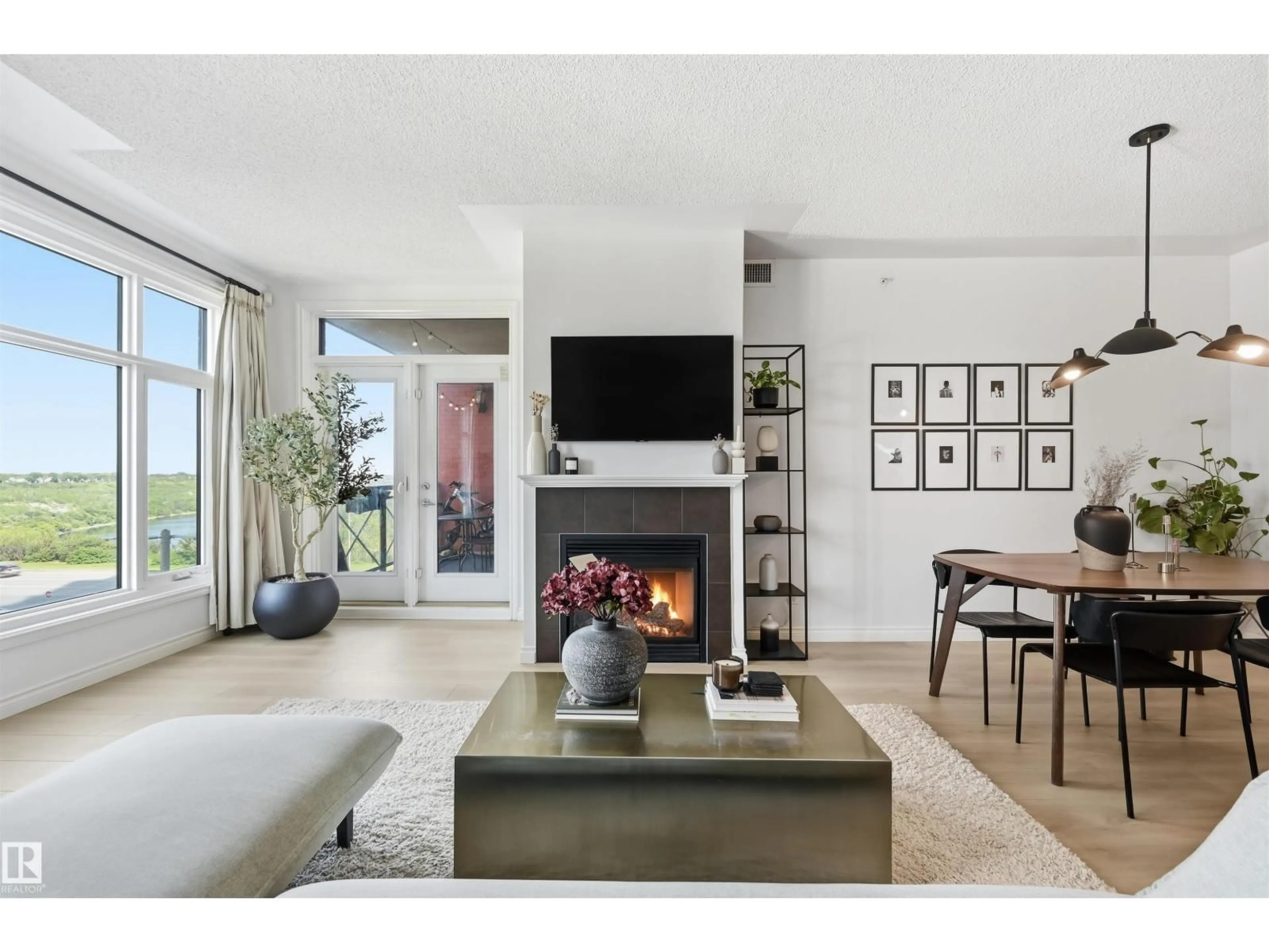 Living room with furniture, unknown for #503 - 9020 JASPER AV NW, Edmonton Alberta T5H3S8