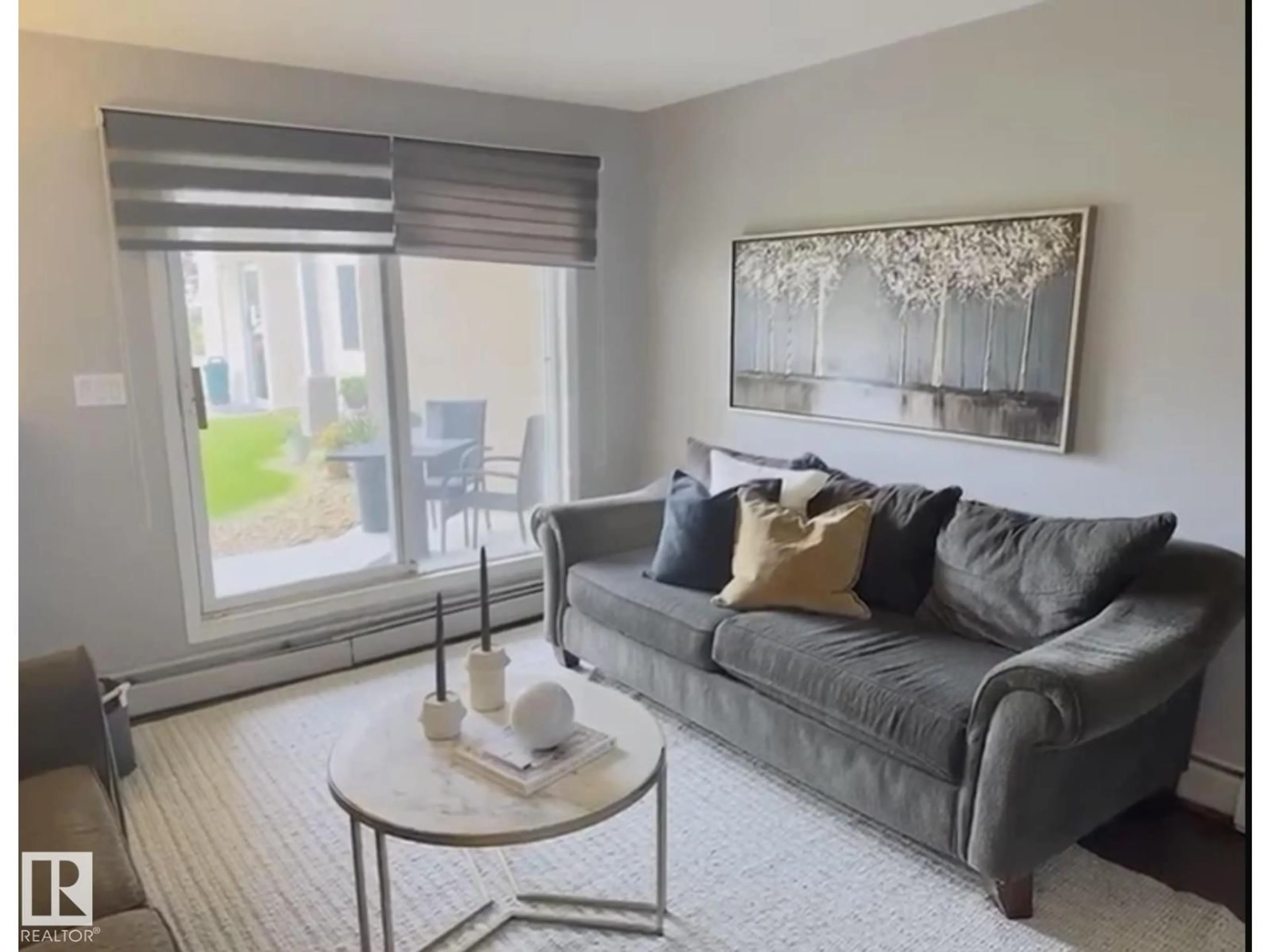 Living room with furniture, unknown for 123 - 17459 98A AV, Edmonton Alberta T5T6H8
