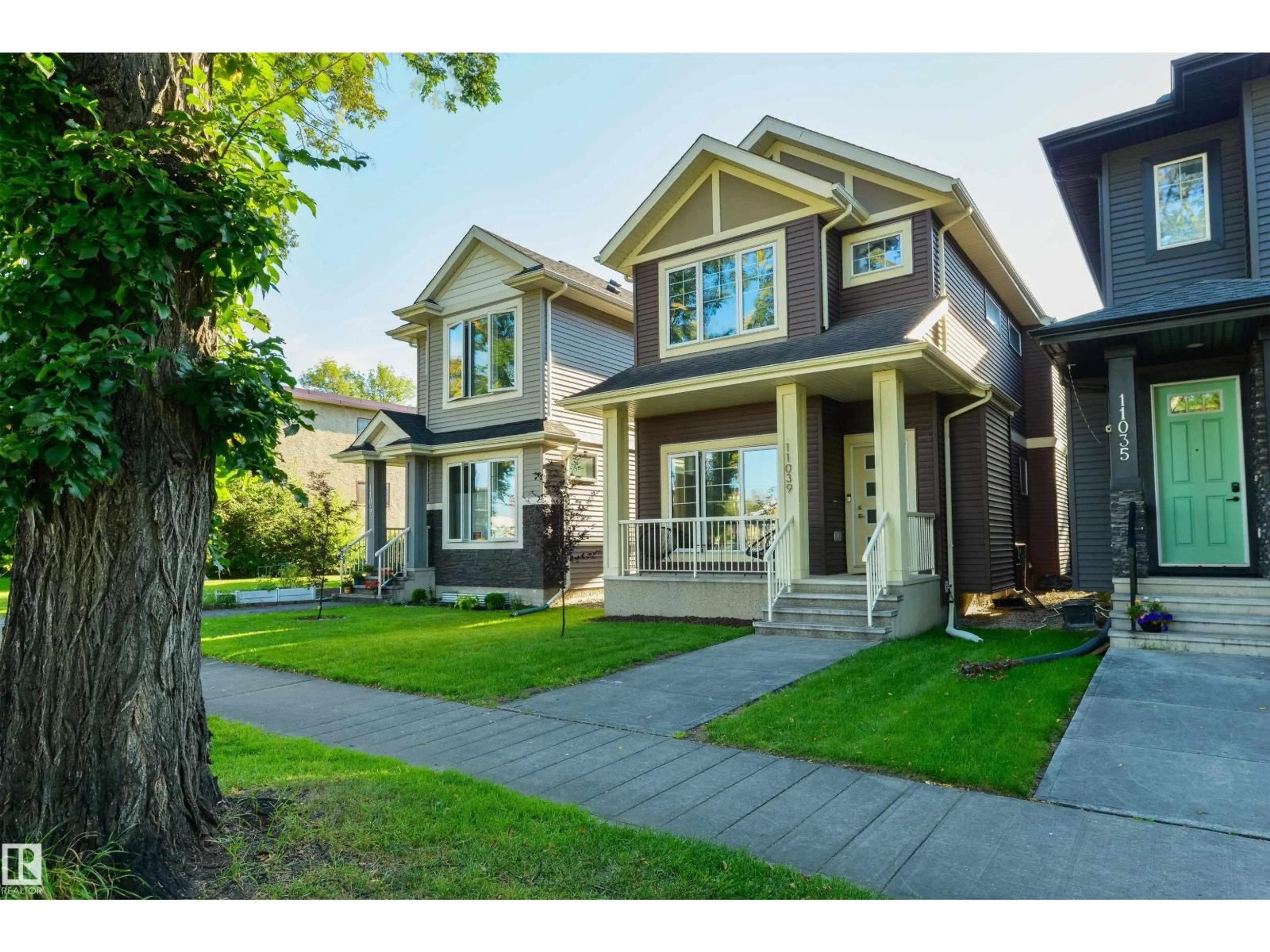 Home with brick exterior material, street for 11039 126 ST, Edmonton Alberta T5M0P8