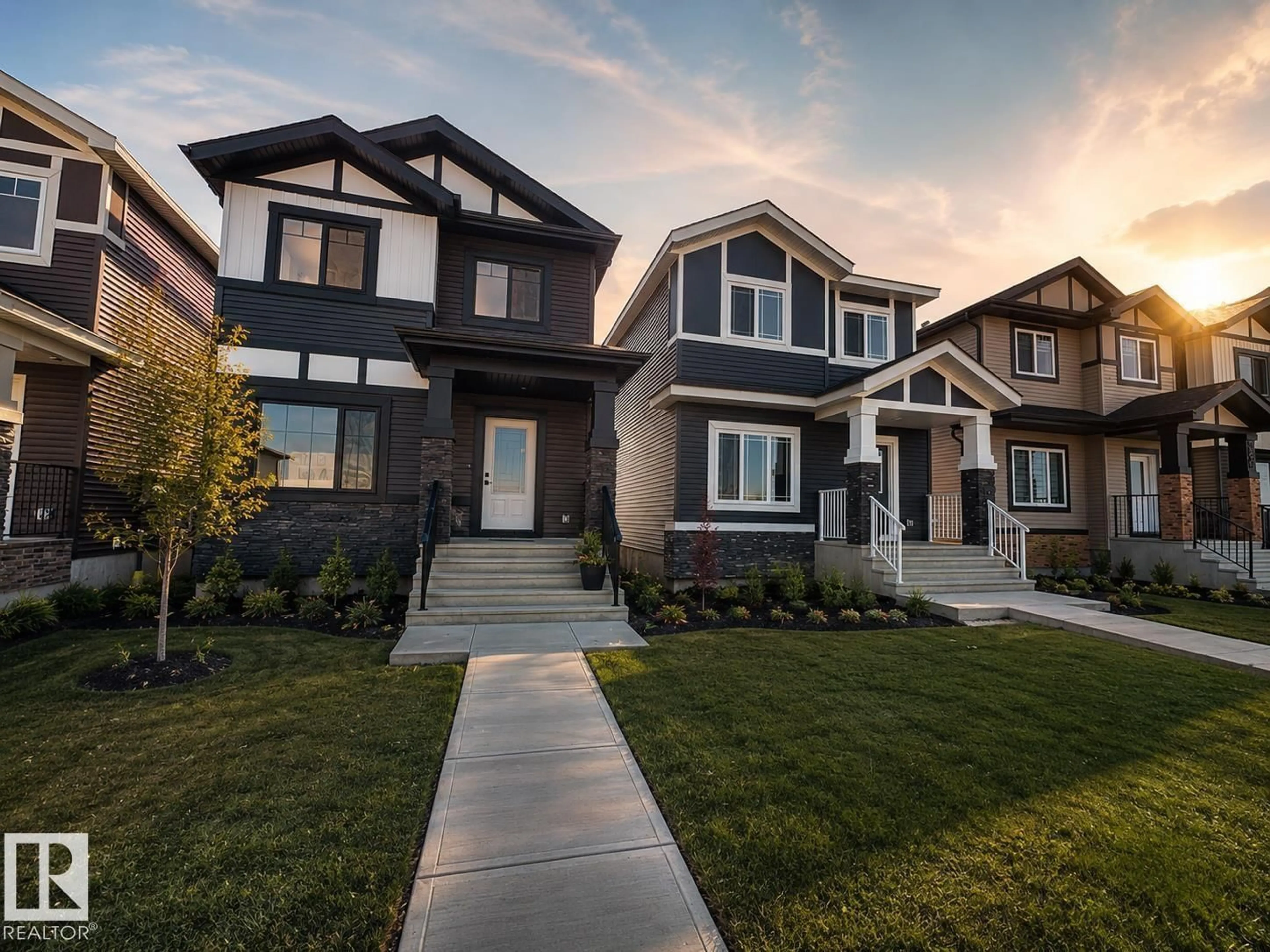 Home with brick exterior material, street for 9819 107A AV, Morinville Alberta T2R2R8
