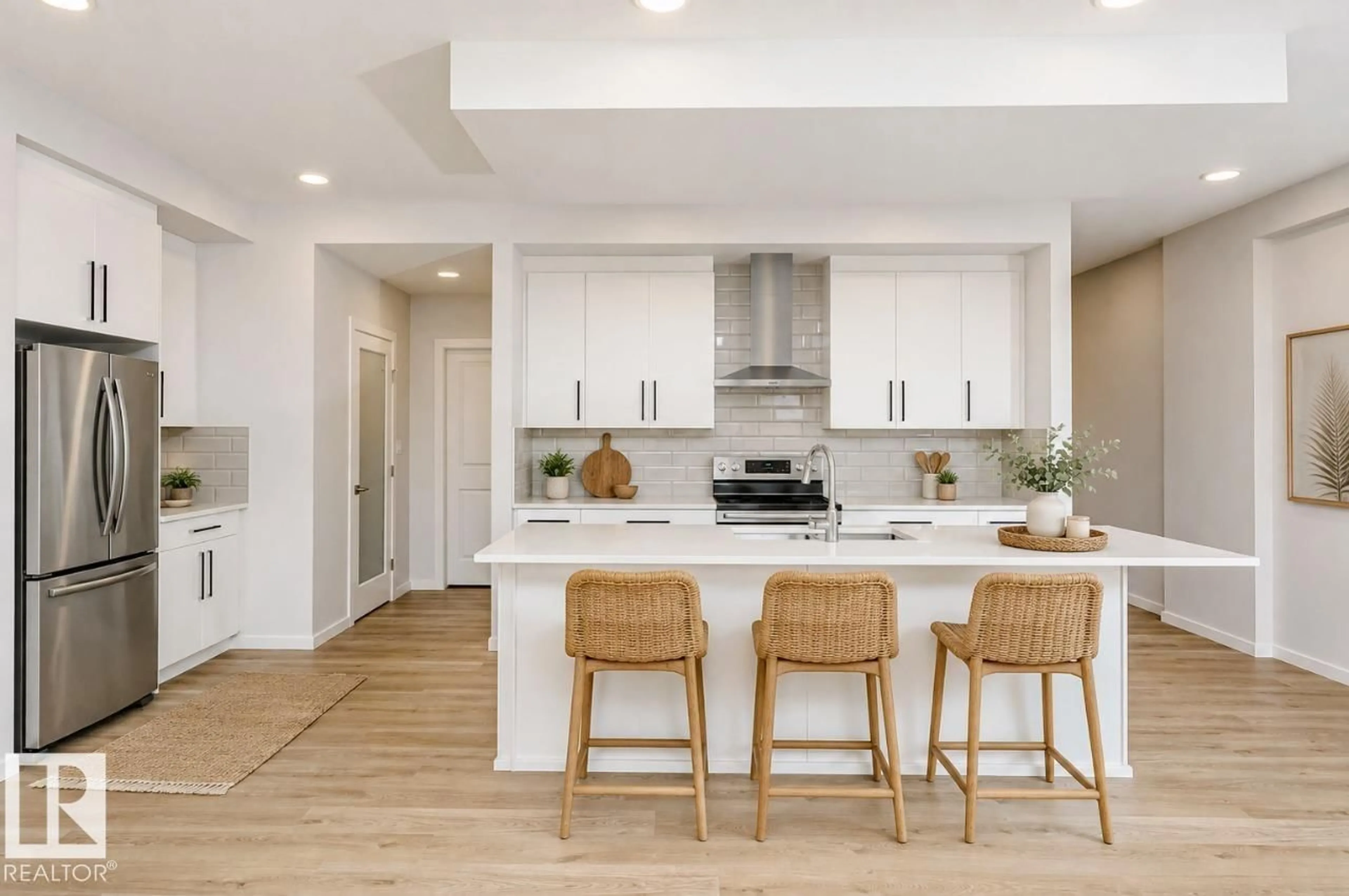Open concept kitchen, unknown for 82 LEMON CL, Spruce Grove Alberta T7X4V3