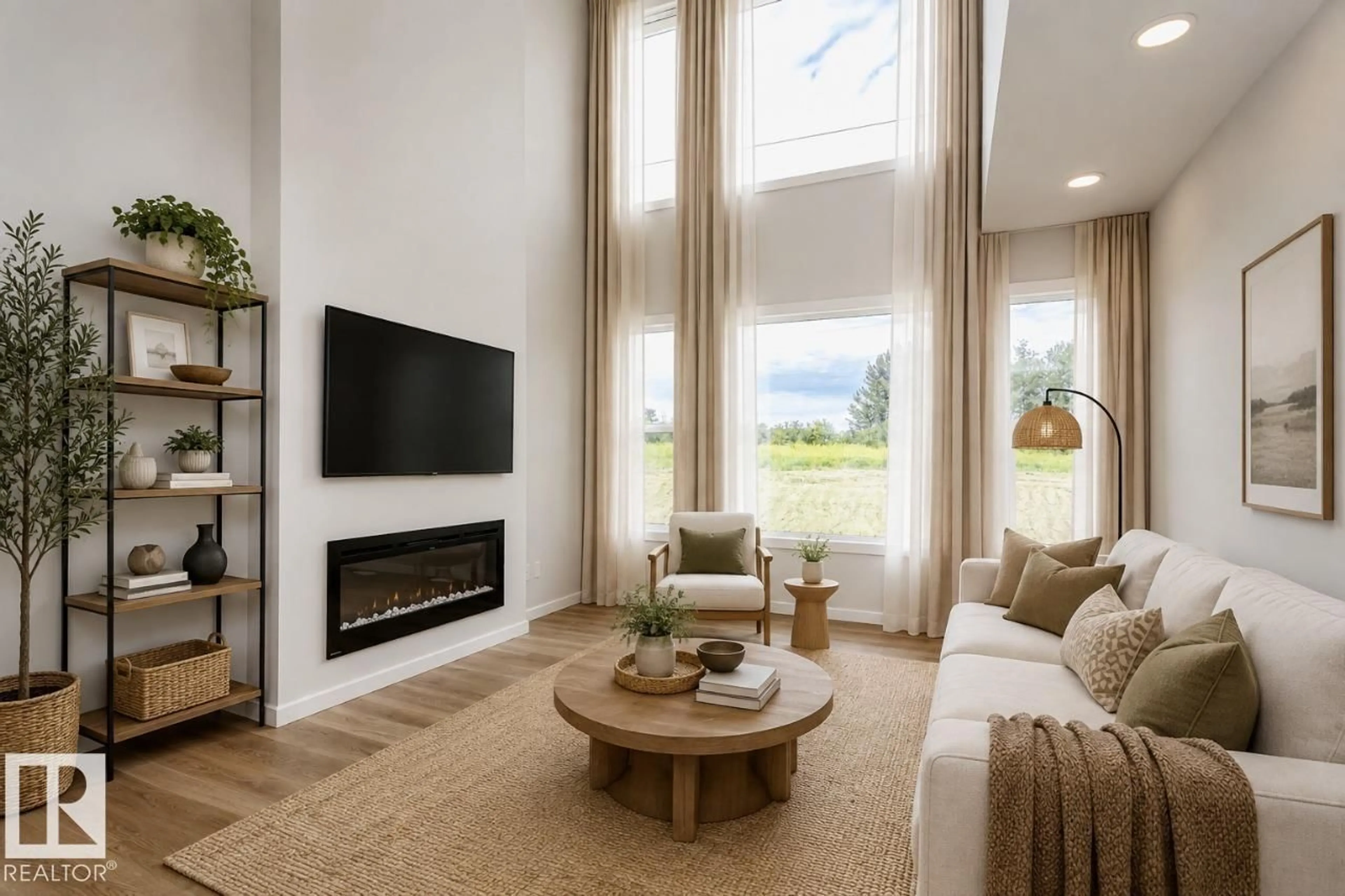 Living room with furniture, unknown for 82 LEMON CL, Spruce Grove Alberta T7X4V3