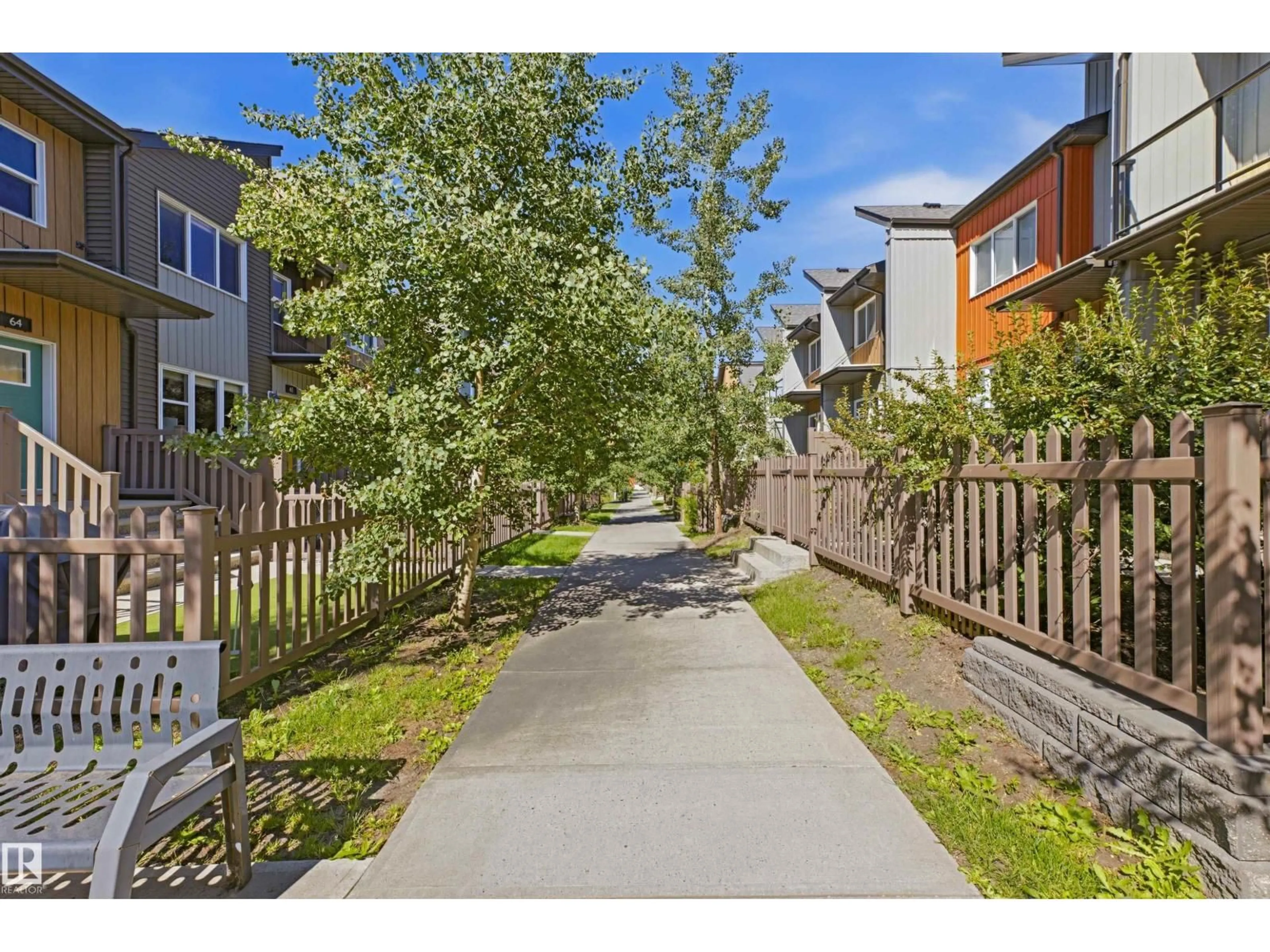 A pic from outside/outdoor area/front of a property/back of a property/a pic from drone, street for #65 - 4470 PROWSE RD, Edmonton Alberta T6W3R5