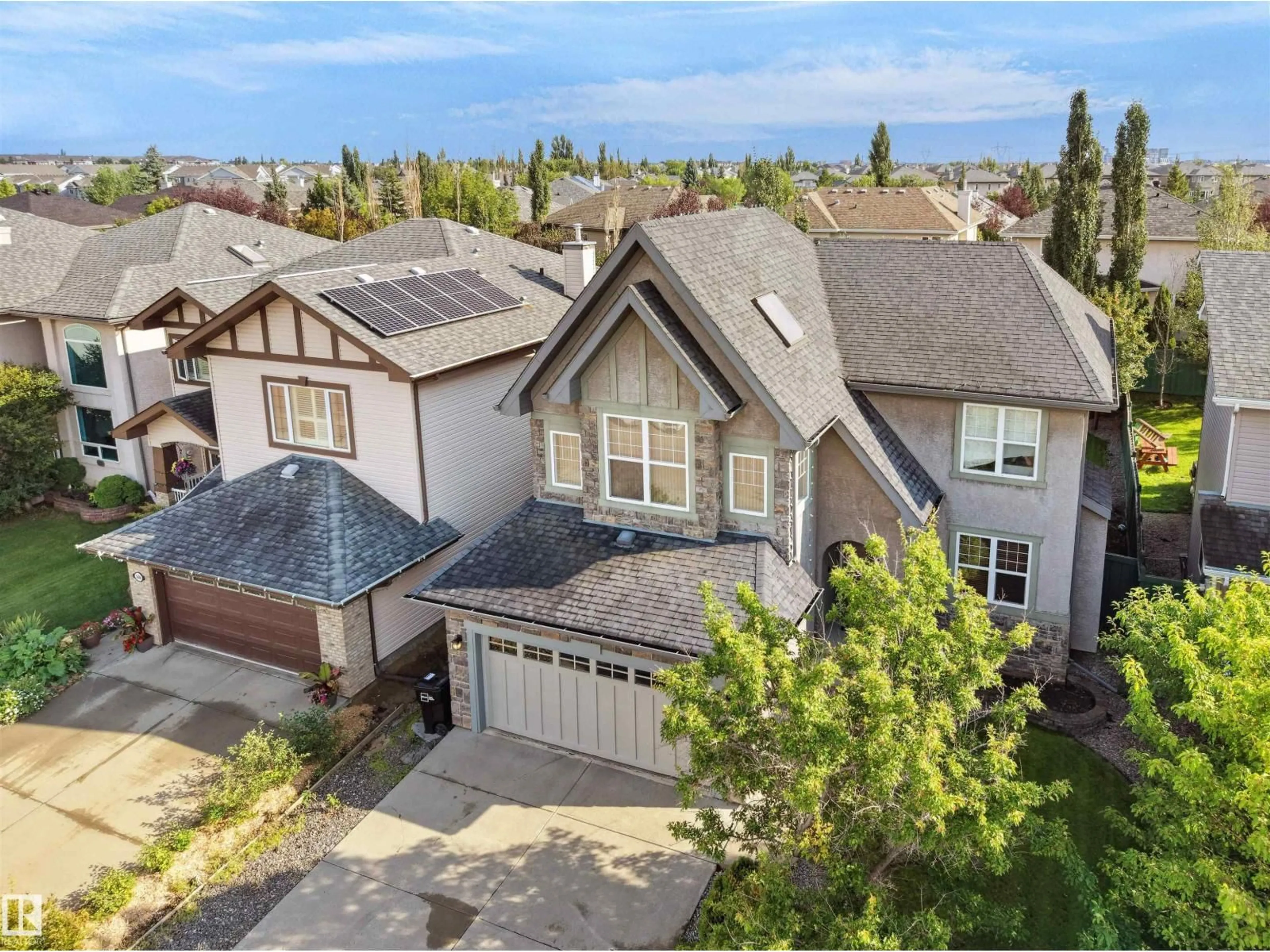 A pic from outside/outdoor area/front of a property/back of a property/a pic from drone, unknown for 1682 HECTOR RD, Edmonton Alberta T6R3B8