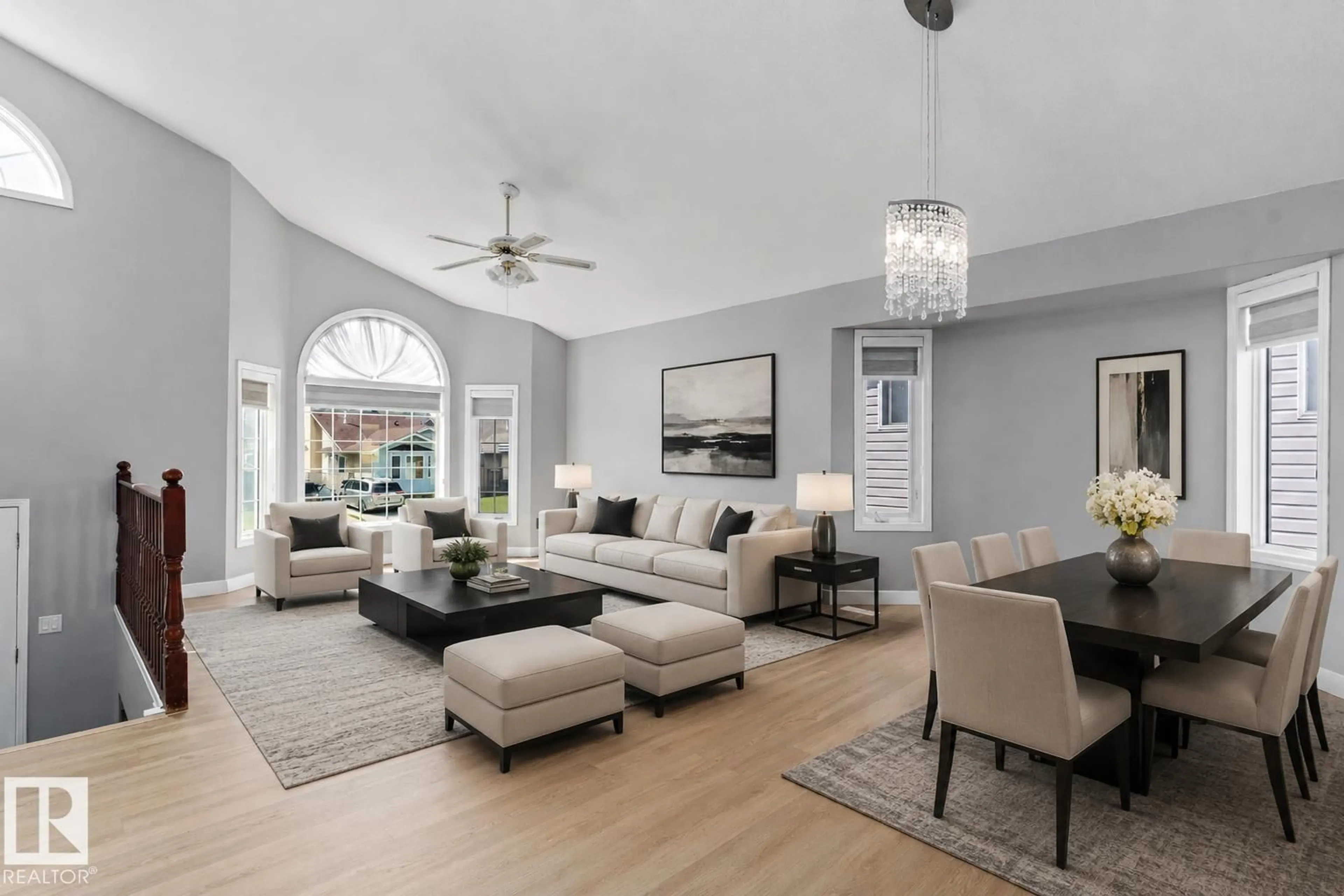 Living room with furniture, unknown for 14707 33 ST, Edmonton Alberta T5Y2C9
