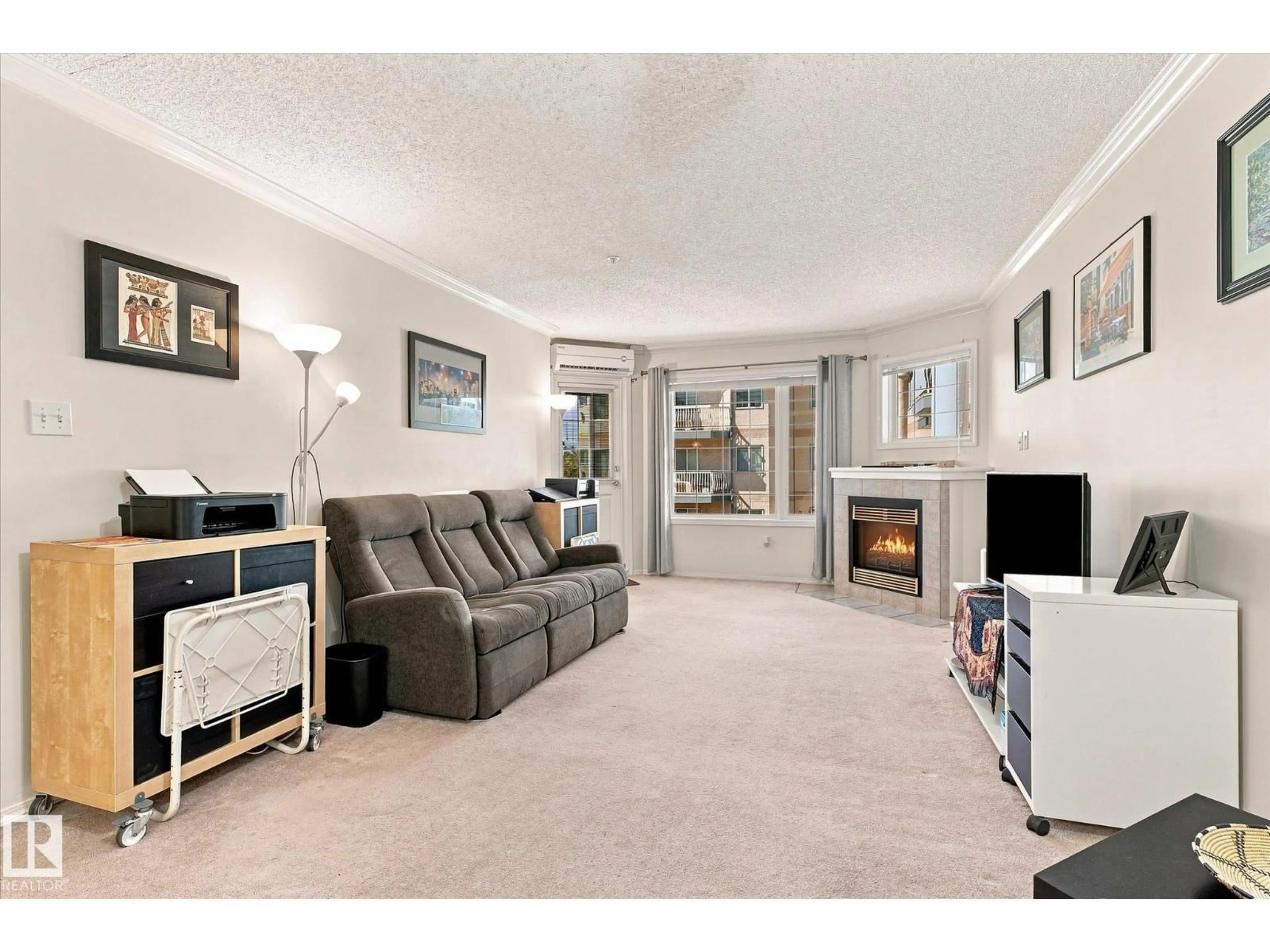 Living room with furniture, unknown for #309 - 13450 114 AV, Edmonton Alberta T5M4C4