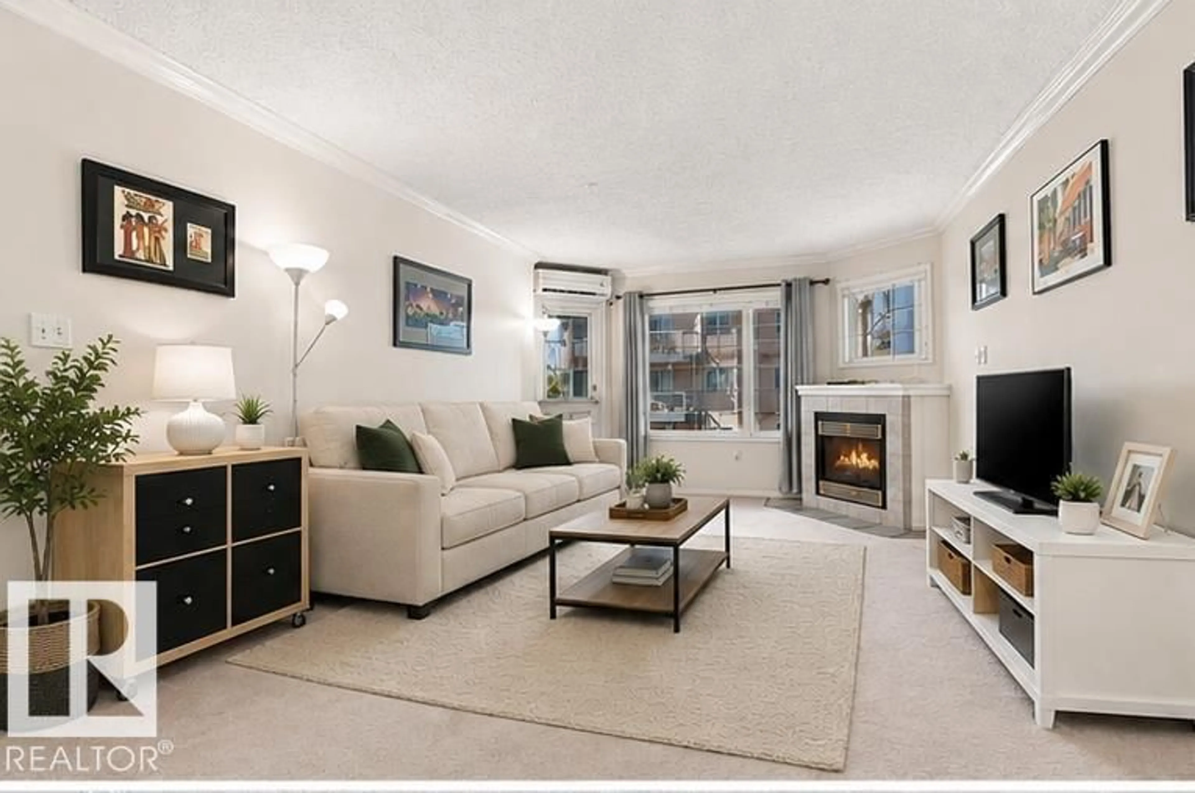 Living room with furniture, unknown for #309 - 13450 114 AV, Edmonton Alberta T5M4C4