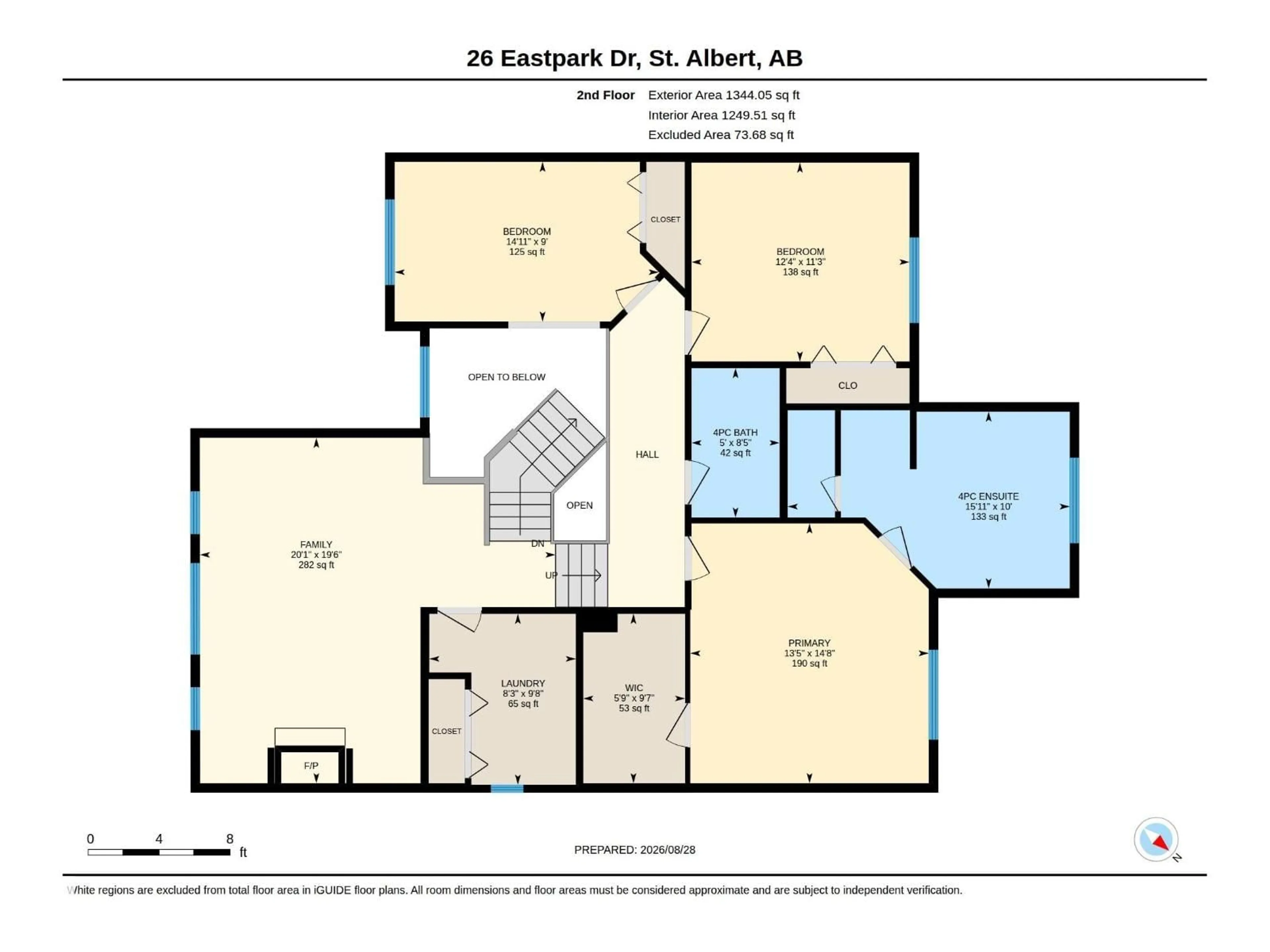 Floor plan for 26 EASTPARK DR, St. Albert Alberta T8N6Z5