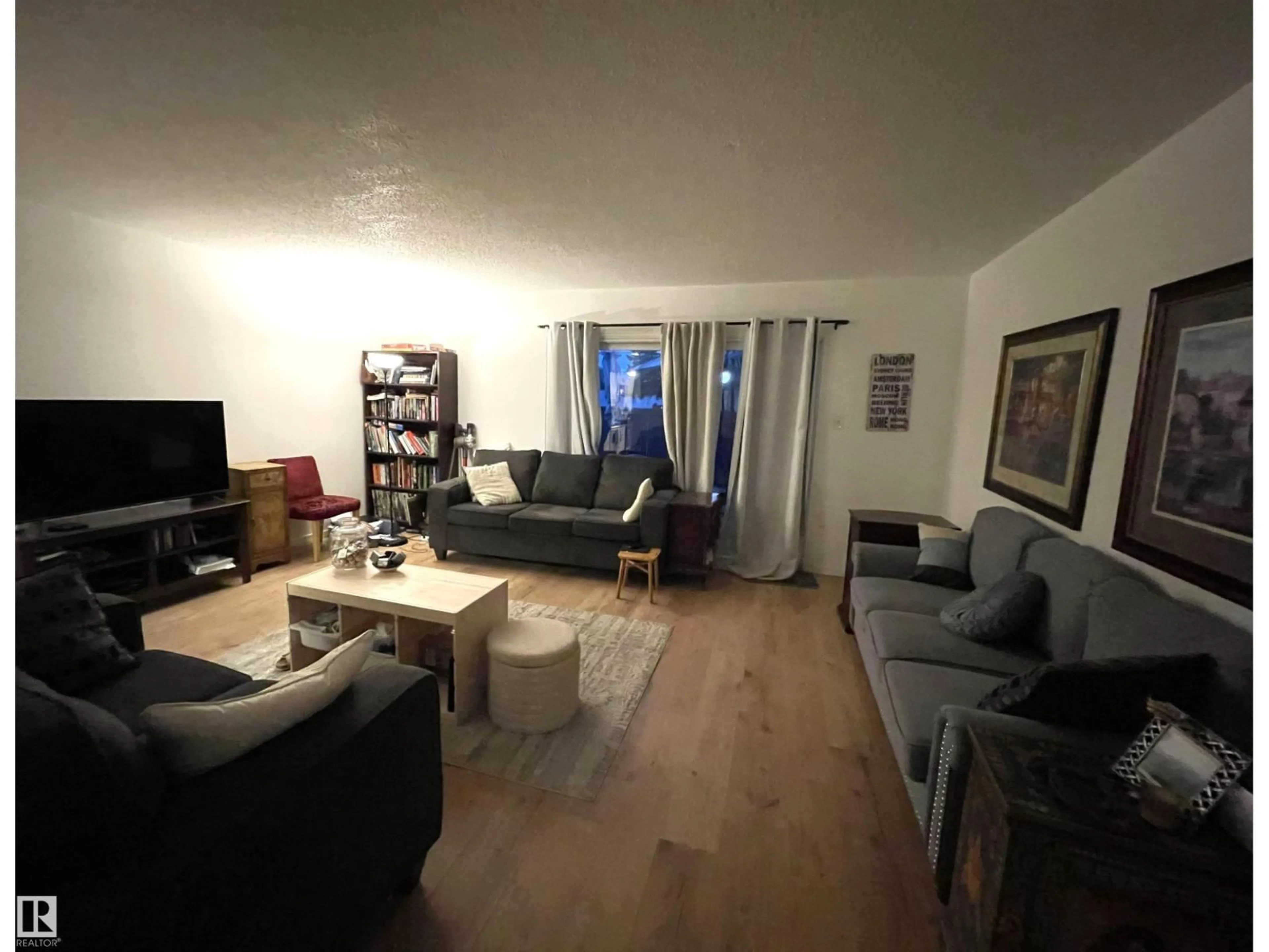 Living room with furniture, unknown for D1 - 1 GARDEN GROVE NW, Edmonton Alberta T6J2L3