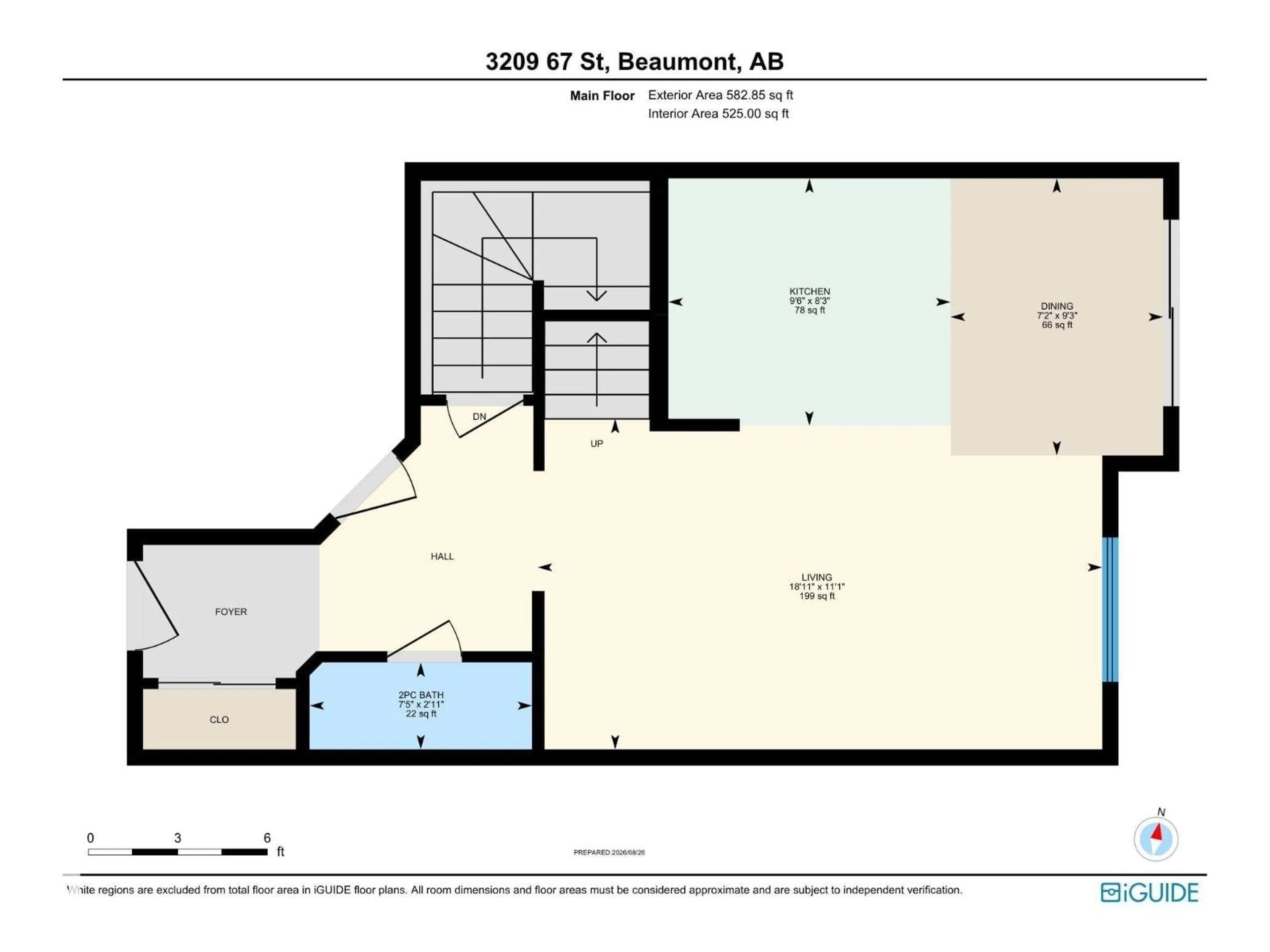 Floor plan for 3209 67 ST, Beaumont Alberta T4X0W7
