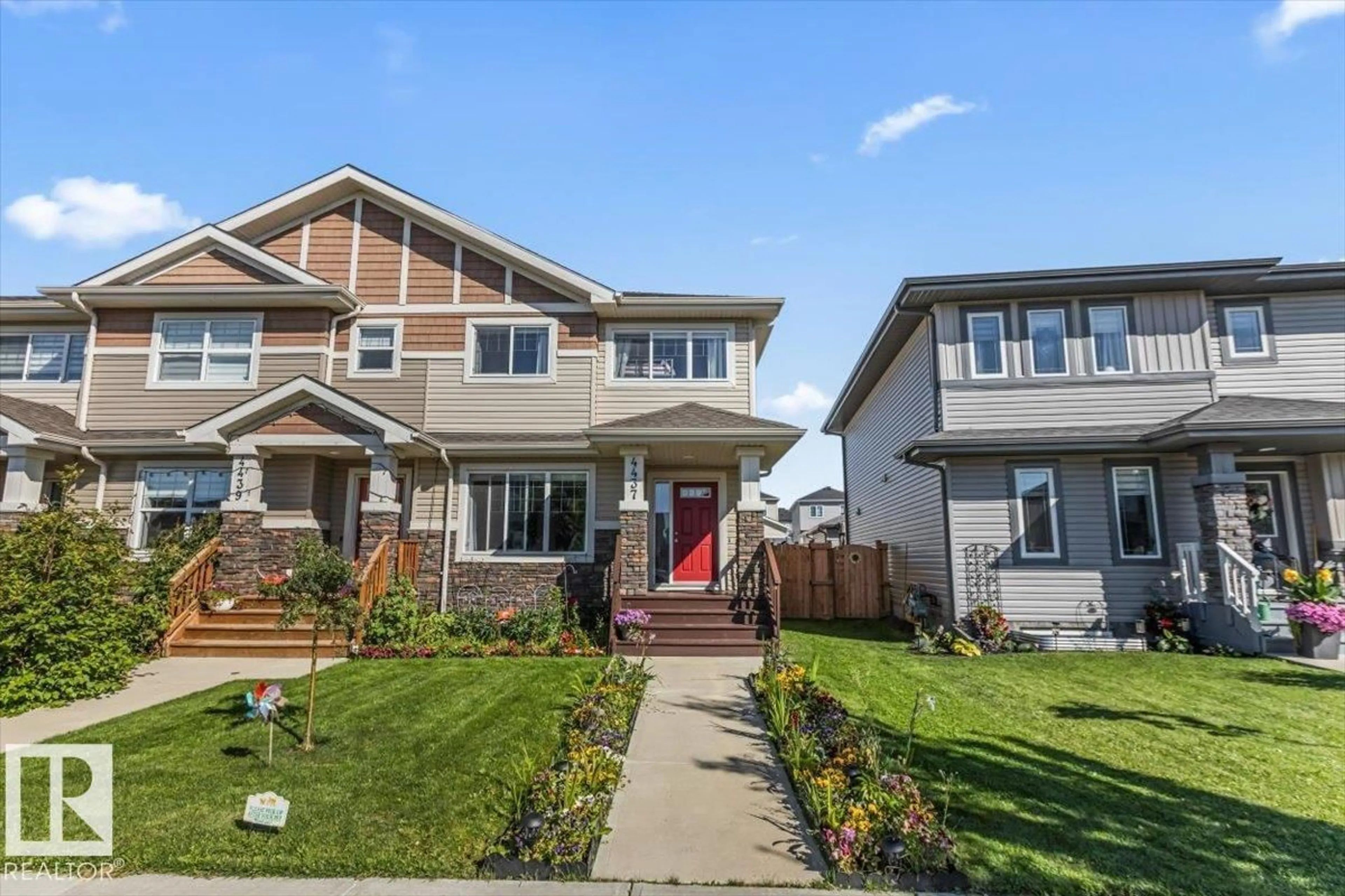 Home with vinyl exterior material, street for 4437 38 ST, Beaumont Alberta T4X2X1