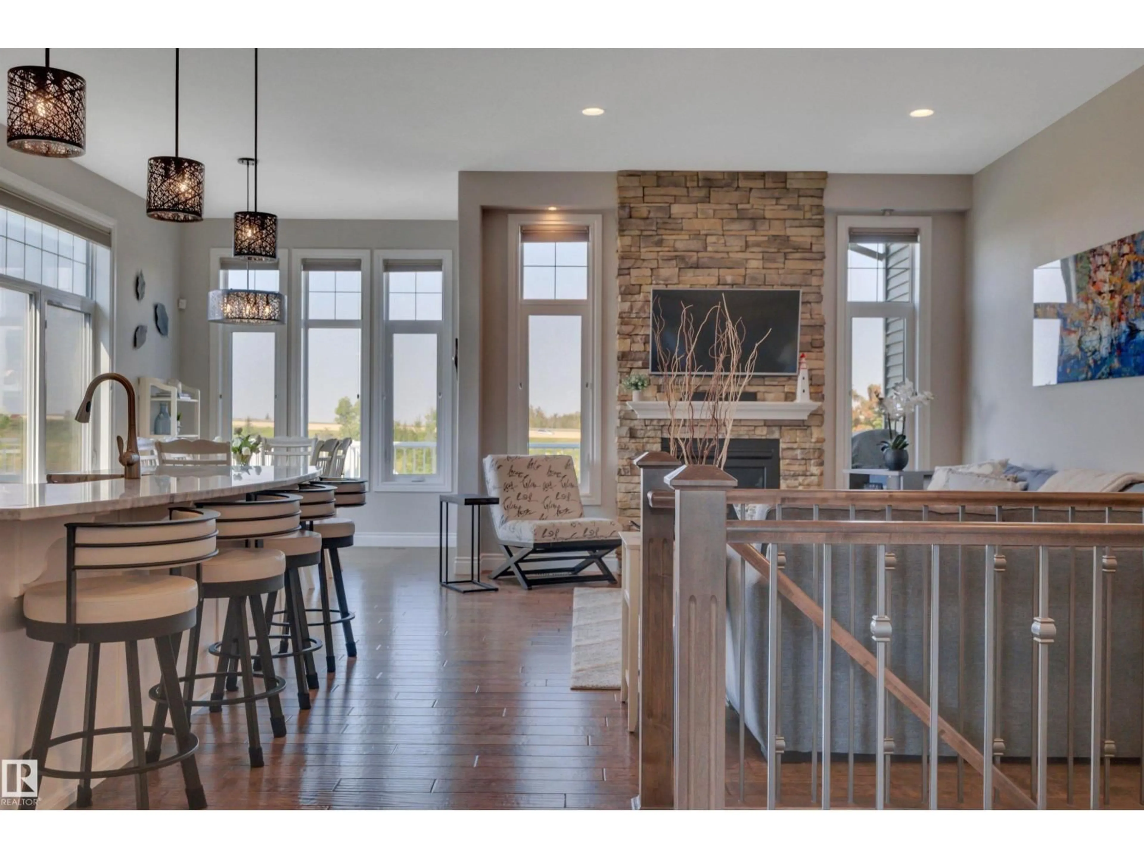 Open concept kitchen, unknown for 4232 8 ST, Edmonton Alberta T6T0W7