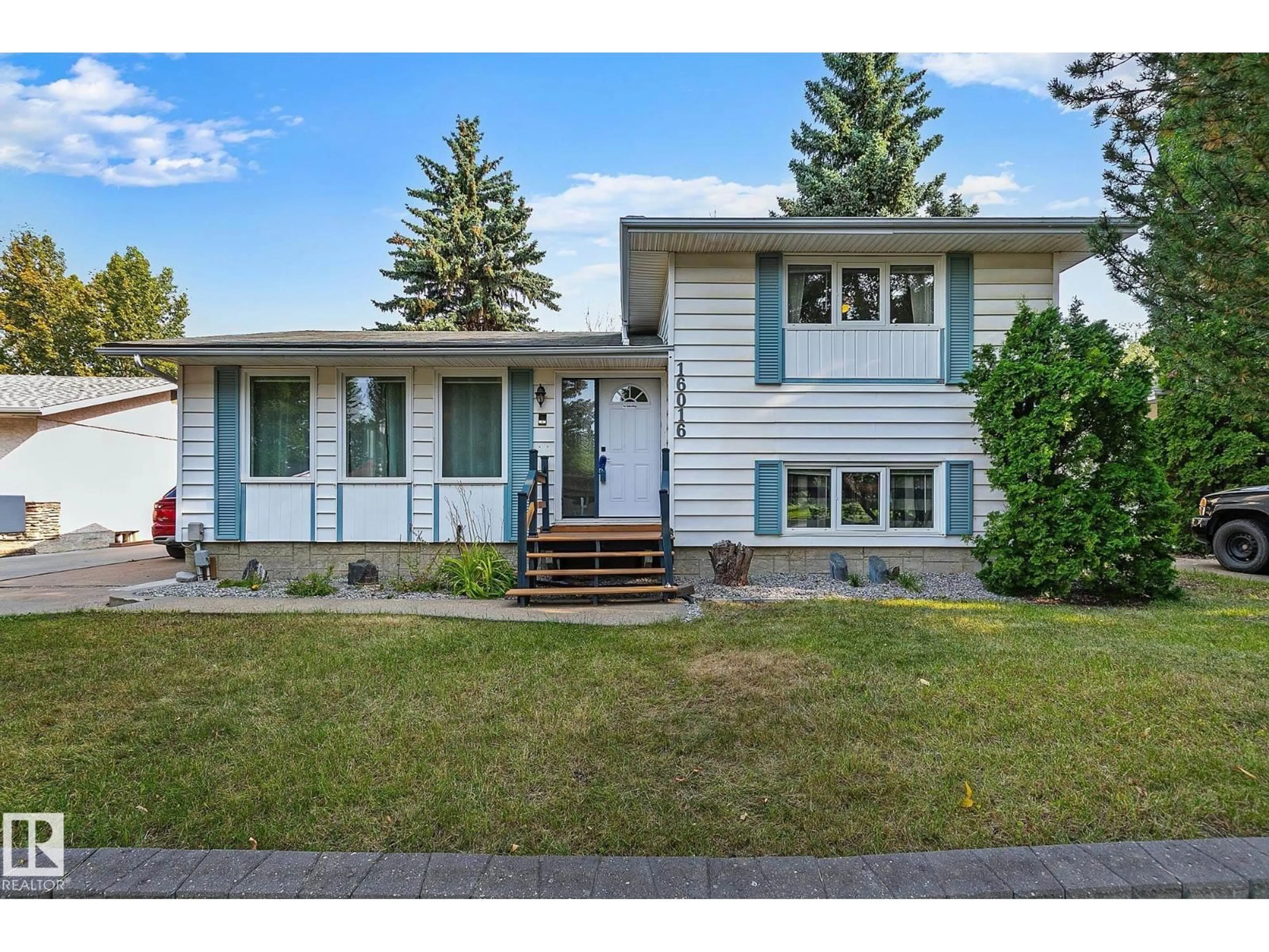 Home with vinyl exterior material, street for NW - 16016 78A AV, Edmonton Alberta T5R3G3
