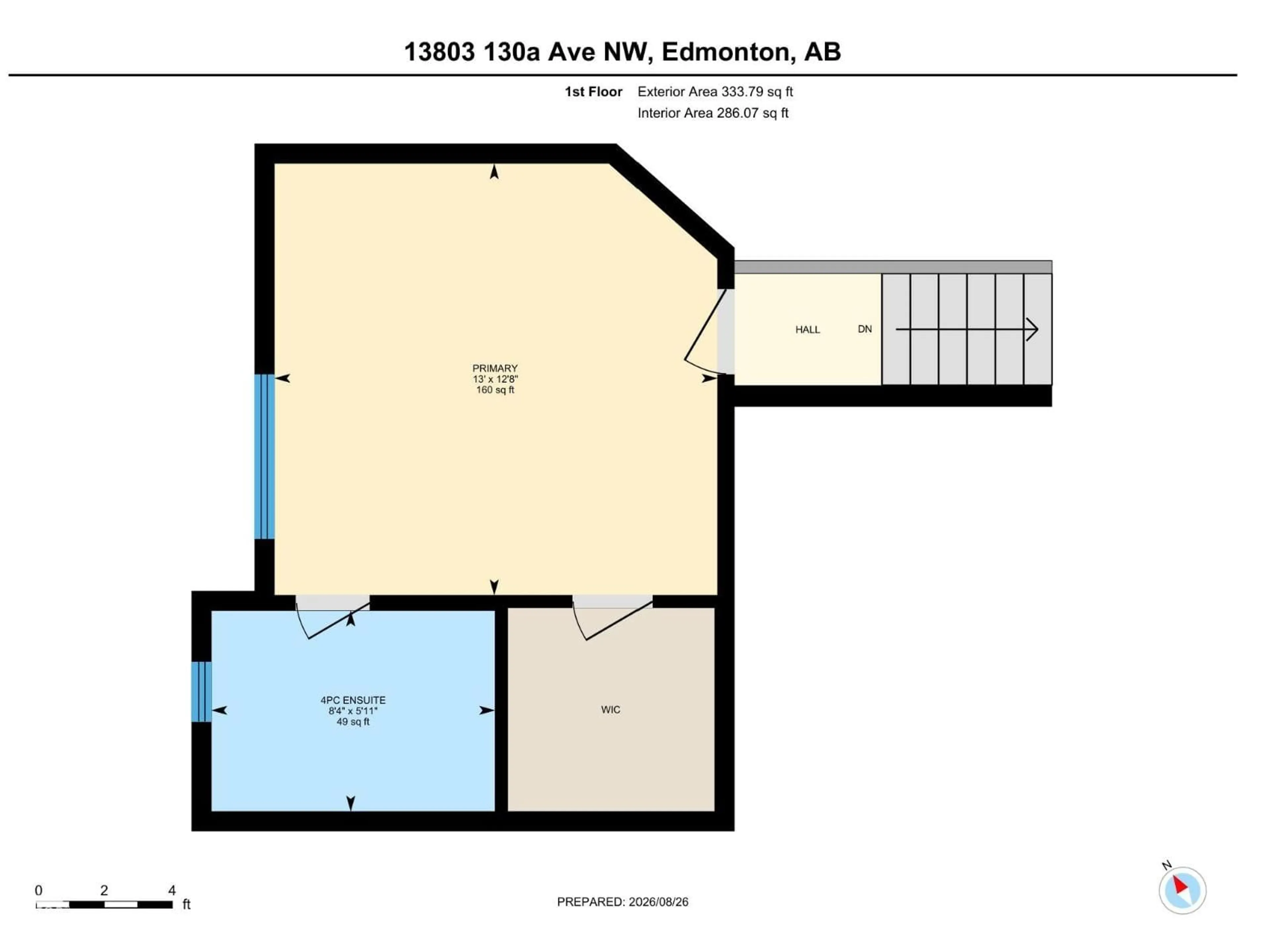 Floor plan for 13803 130A AV, Edmonton Alberta T5L5B8