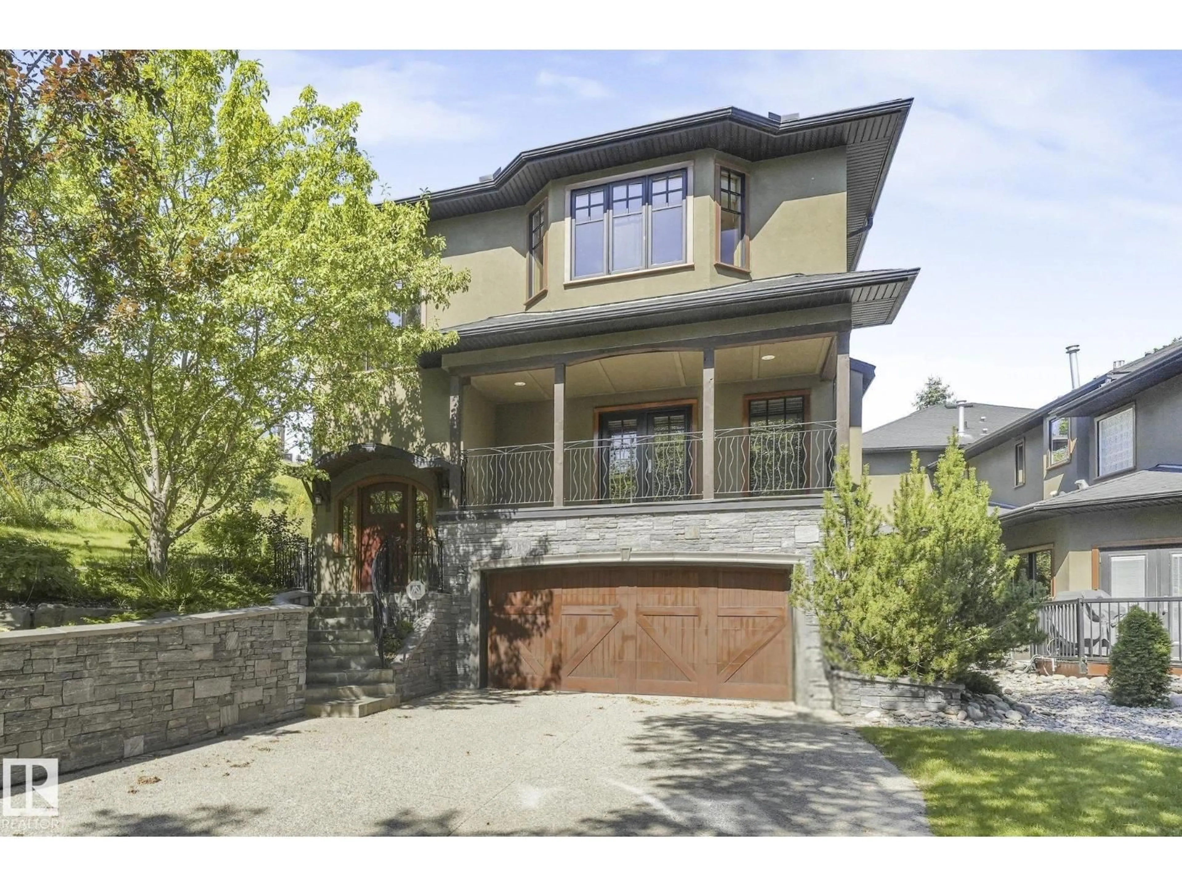 Home with brick exterior material, street for 9404 100A AV, Edmonton Alberta T5H4S2