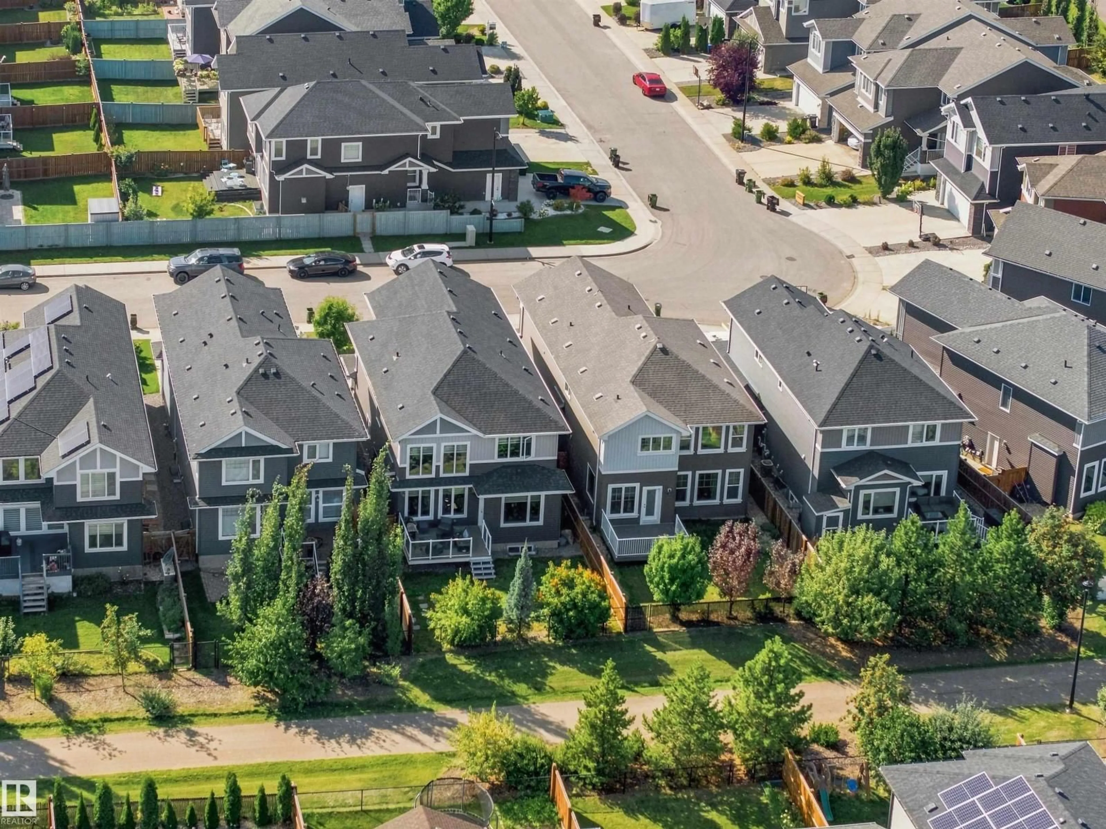 A pic from outside/outdoor area/front of a property/back of a property/a pic from drone, street for SW - 1715 163 ST, Edmonton Alberta T6W3P6