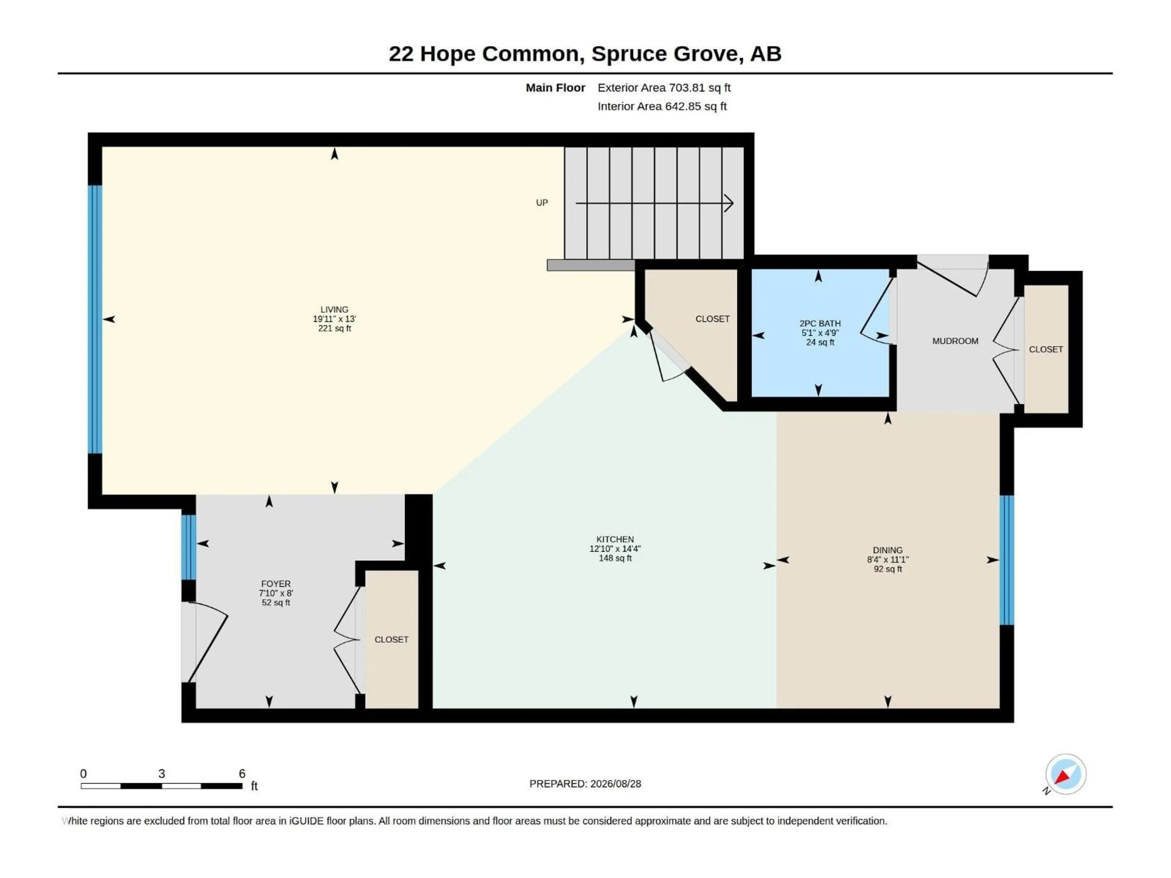 Floor plan for 22 HOPE CM, Spruce Grove Alberta T7X3T3