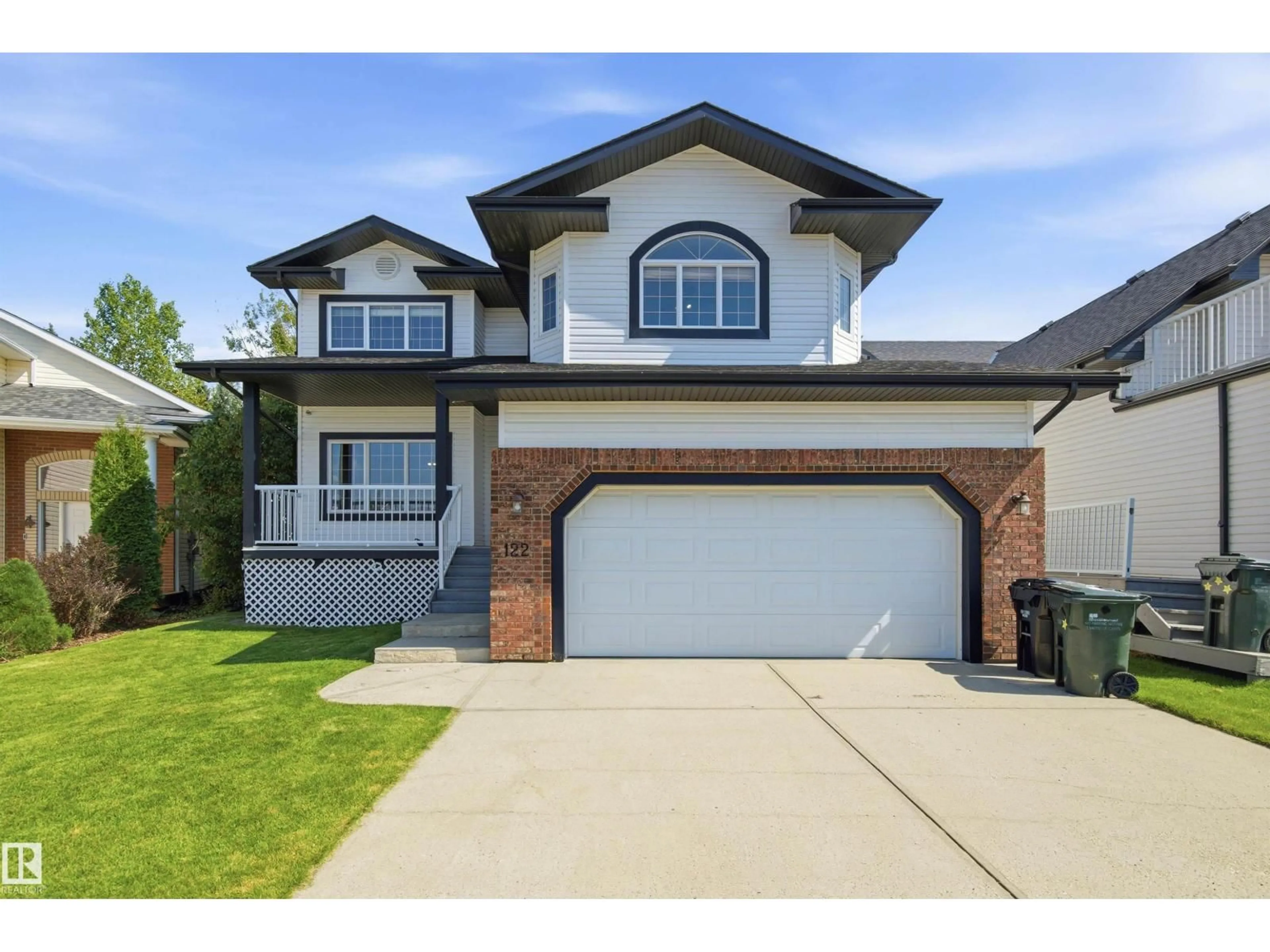 Home with brick exterior material, street for 122 HIGHGROVE TC, Sherwood Park Alberta T8A6G8