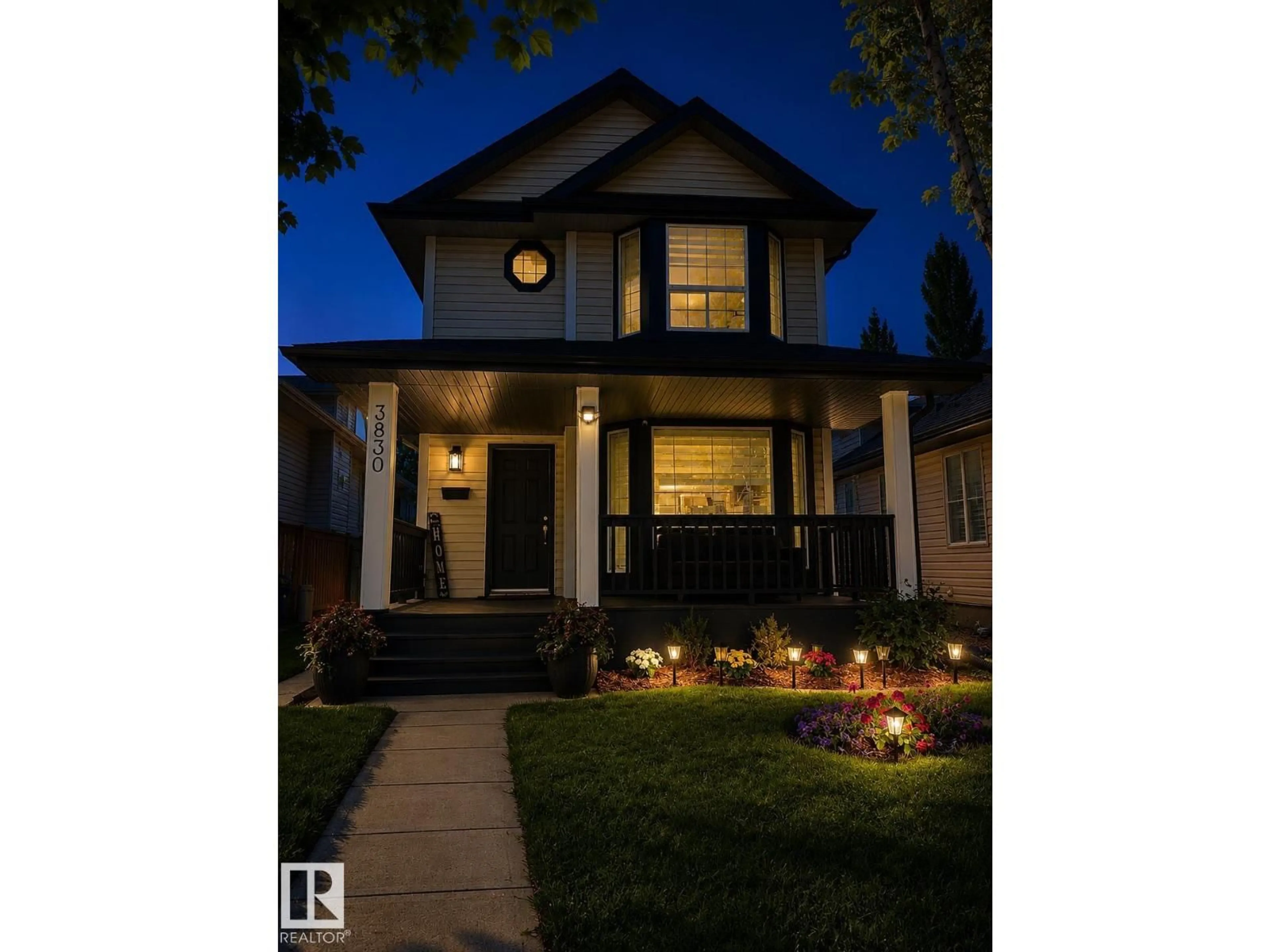 Home with brick exterior material, street for NW - 3830 22 ST, Edmonton Alberta T6T1K8