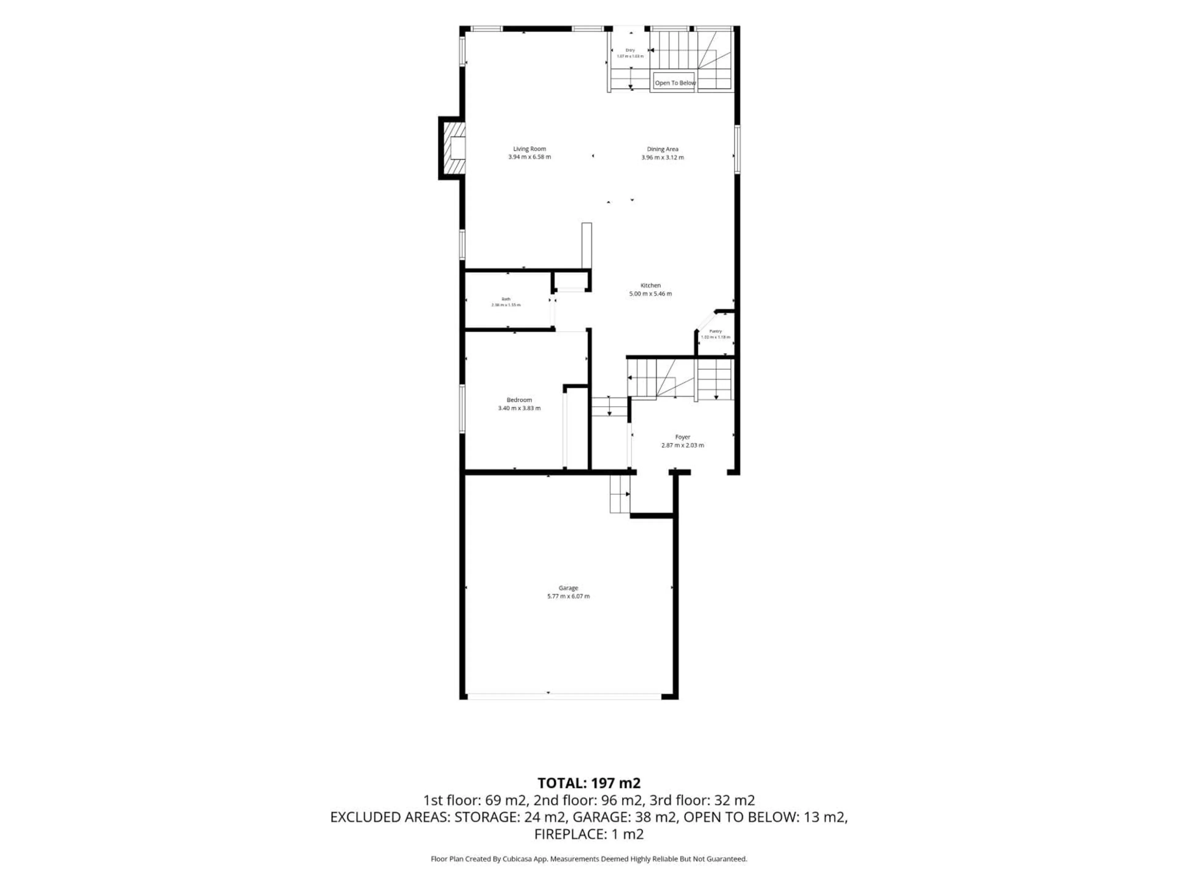 Floor plan for NW - 21315 58 AV, Edmonton Alberta T6M0H4