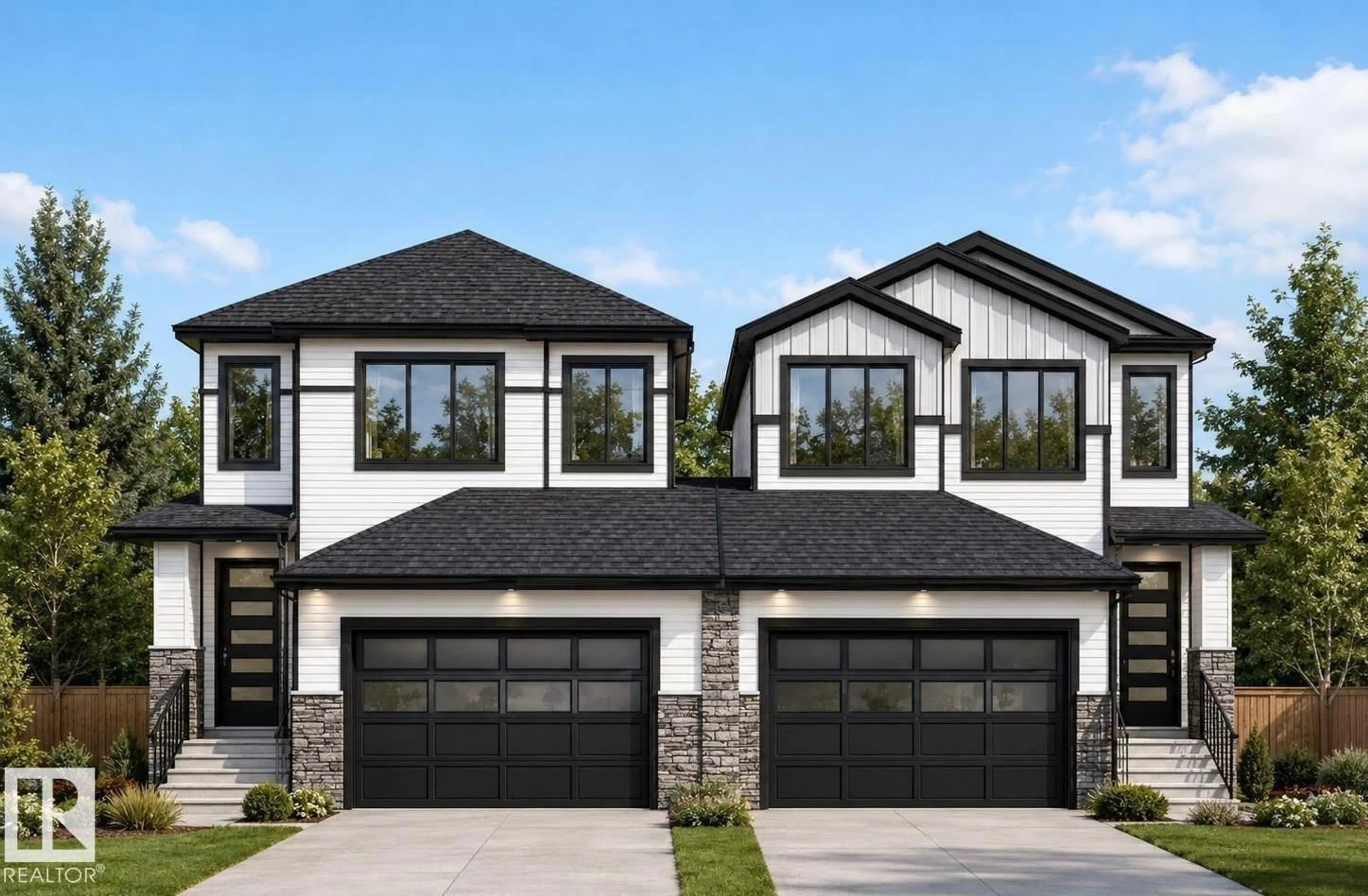 Home with brick exterior material, street for 6714 176A AV, Edmonton Alberta T5Y0V1
