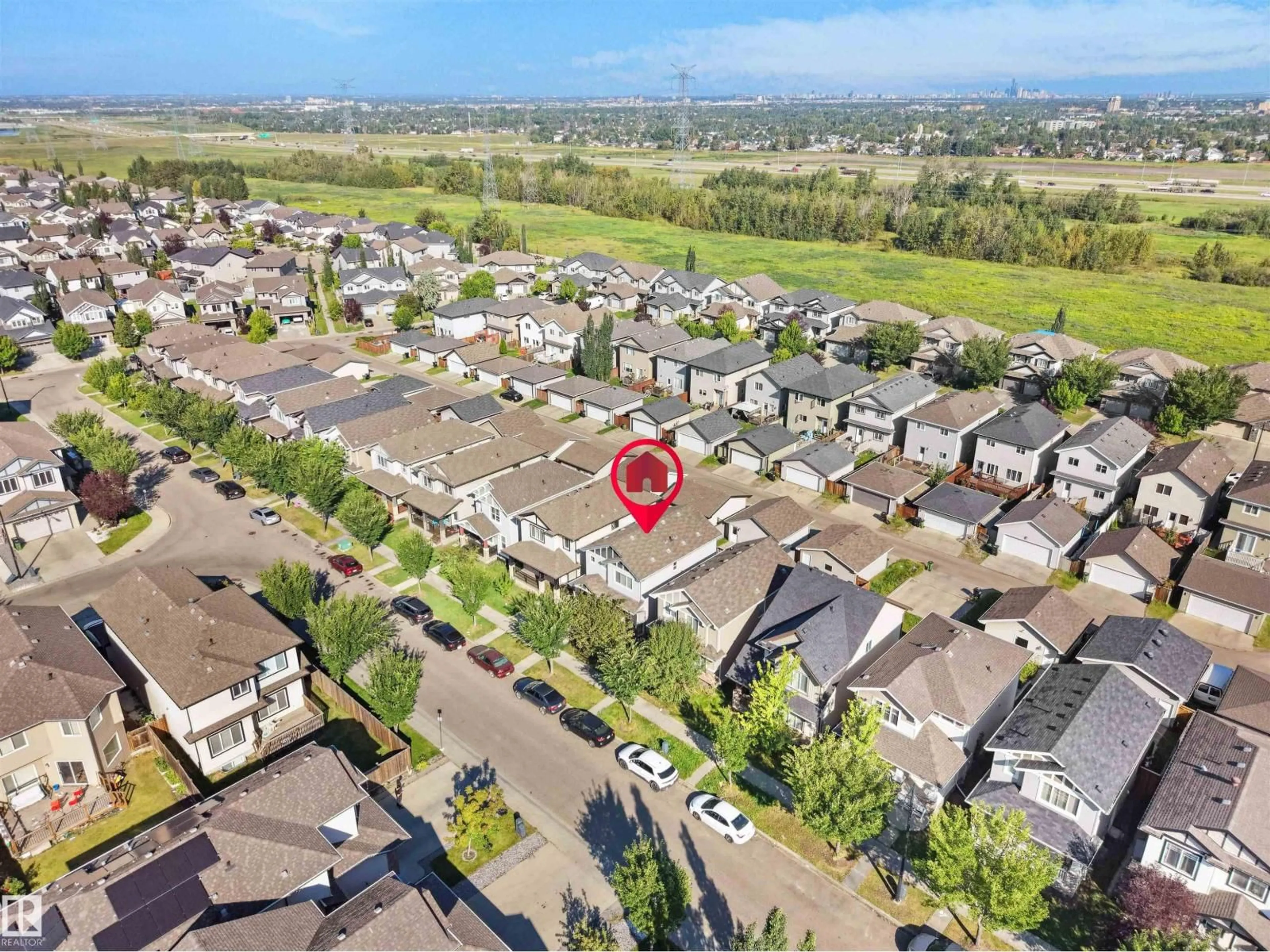 A pic from outside/outdoor area/front of a property/back of a property/a pic from drone, street for SW - 5190 1B AV, Edmonton Alberta T6X0Z6
