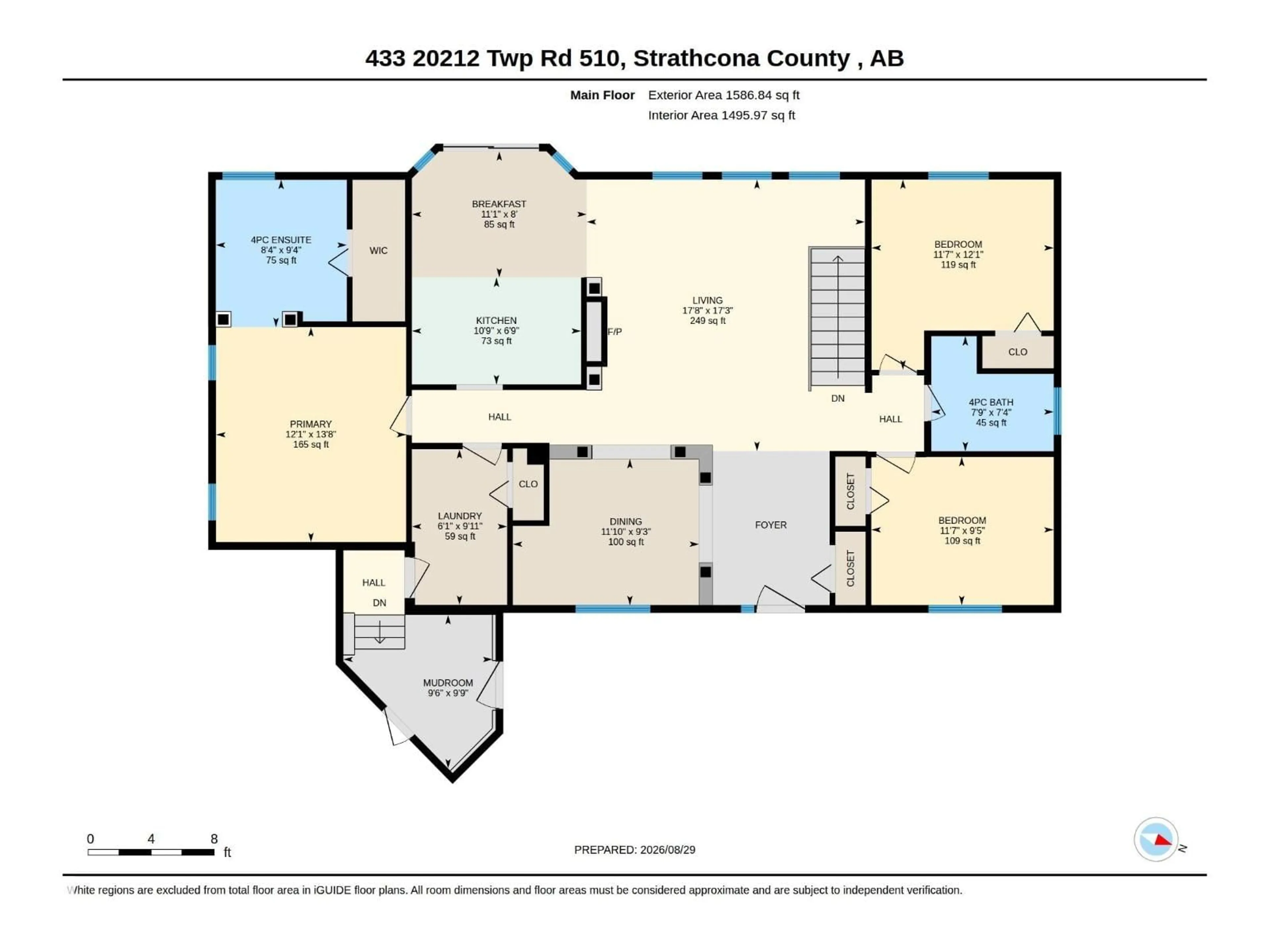 Floor plan for 20212 - 433 TWP ROAD 510, Rural Strathcona County Alberta T8G1E4