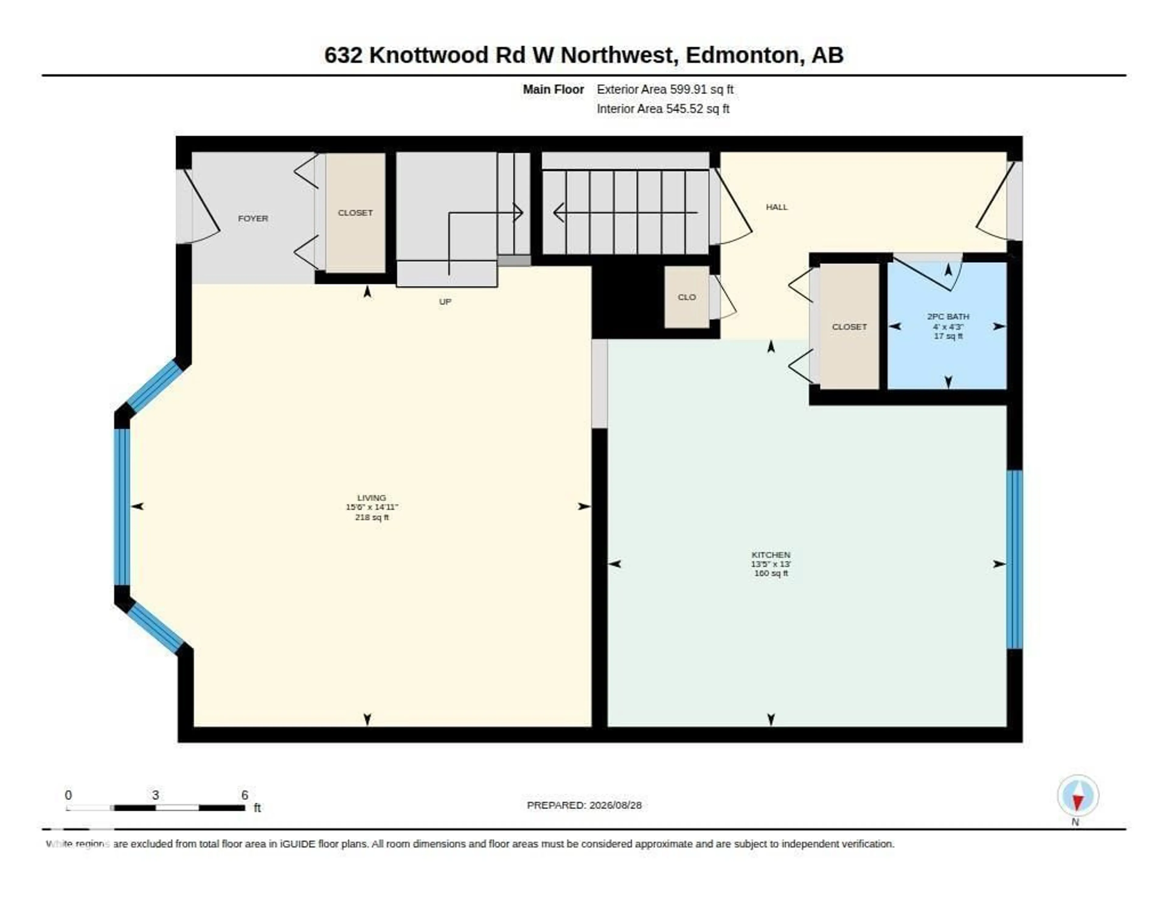 Floor plan for 632 KNOTTWOOD RD W, Edmonton Alberta T6K1W8