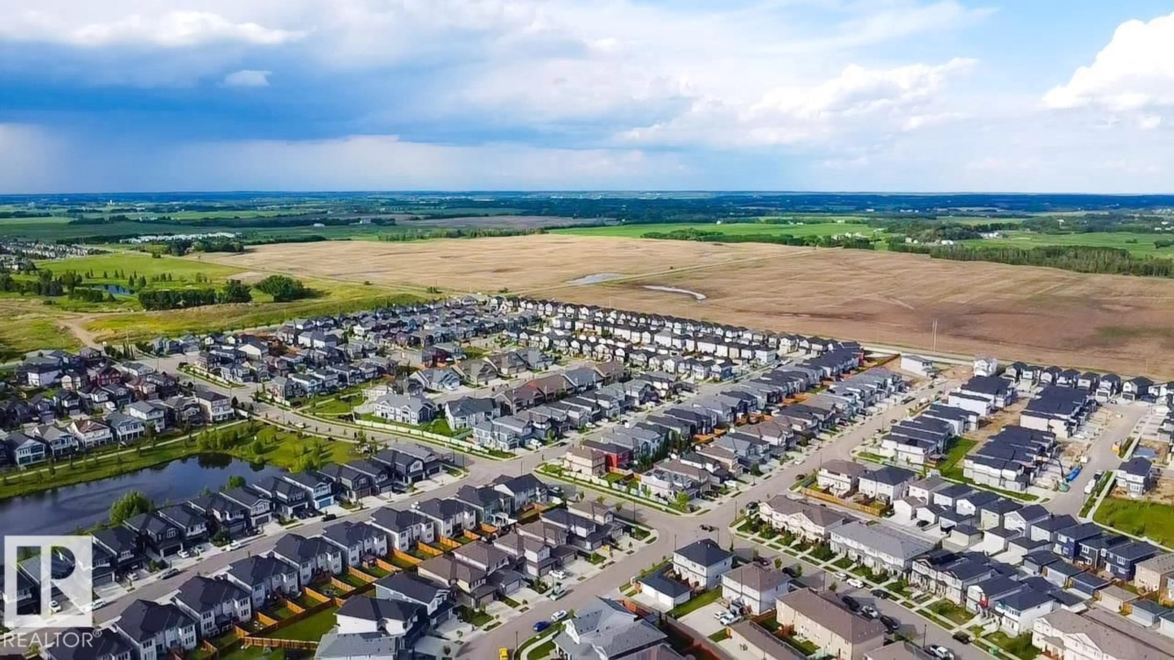 A pic from outside/outdoor area/front of a property/back of a property/a pic from drone, street for 4373 37 ST, Beaumont Alberta T4X3A7