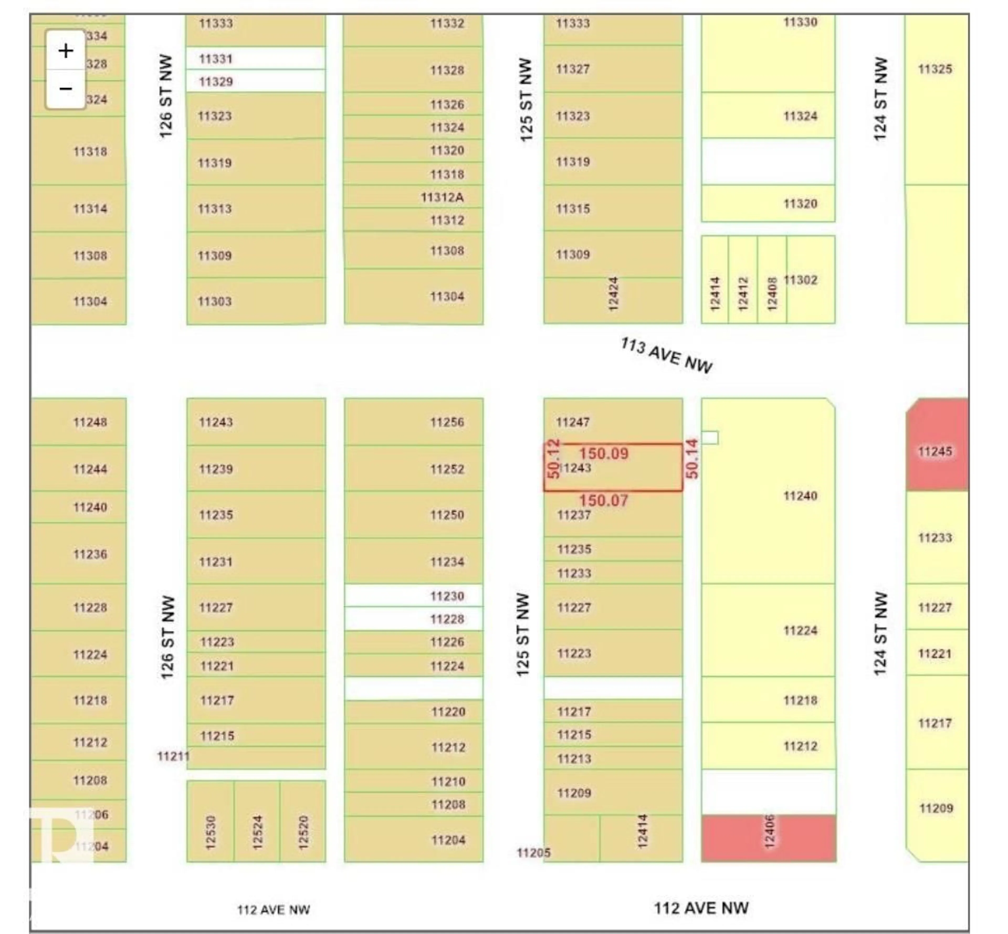 Floor plan for NW - 11243 125 STREET, Edmonton Alberta T5M0M6