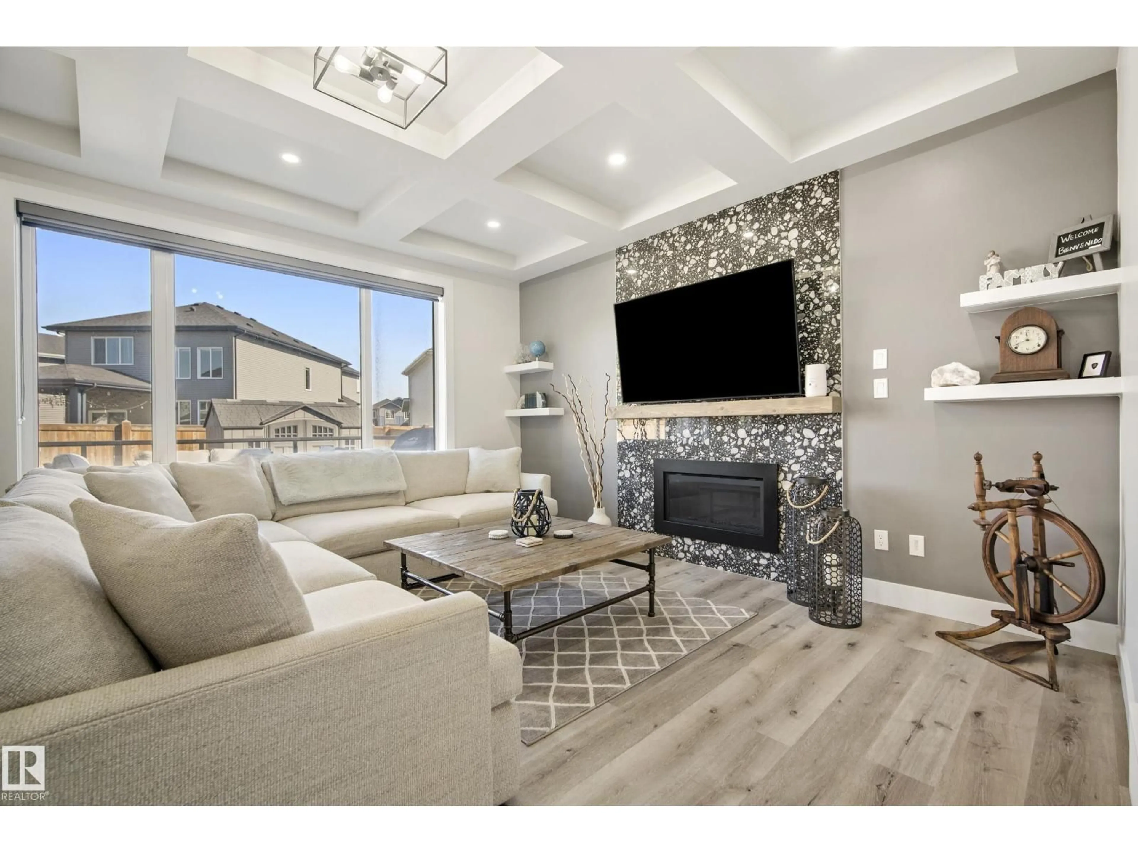 Living room with furniture, unknown for 5813 PELERIN CR, Beaumont Alberta T4X2X8