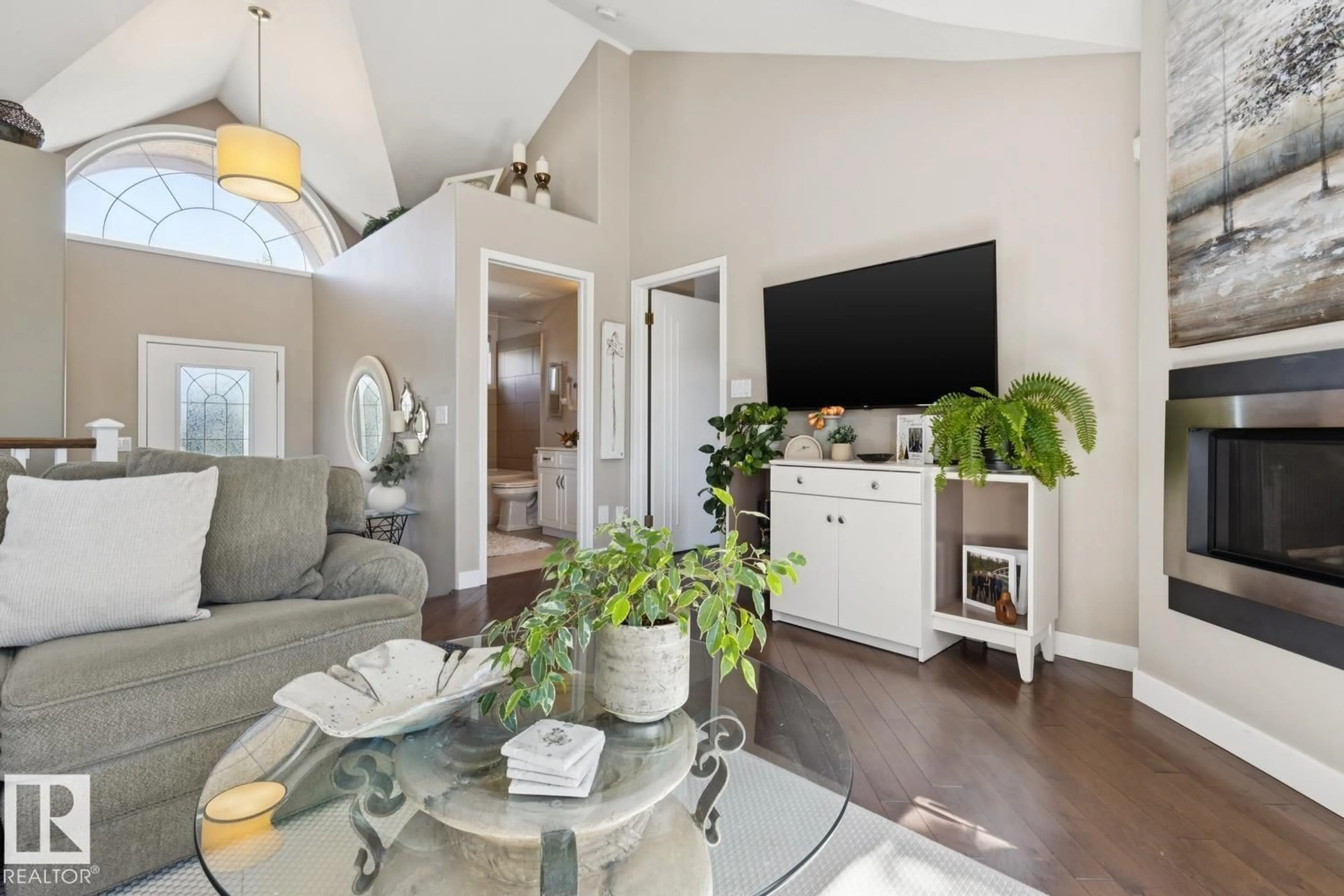 Living room with furniture, unknown for #8 - 11809 9B AV, Edmonton Alberta T6J7B6