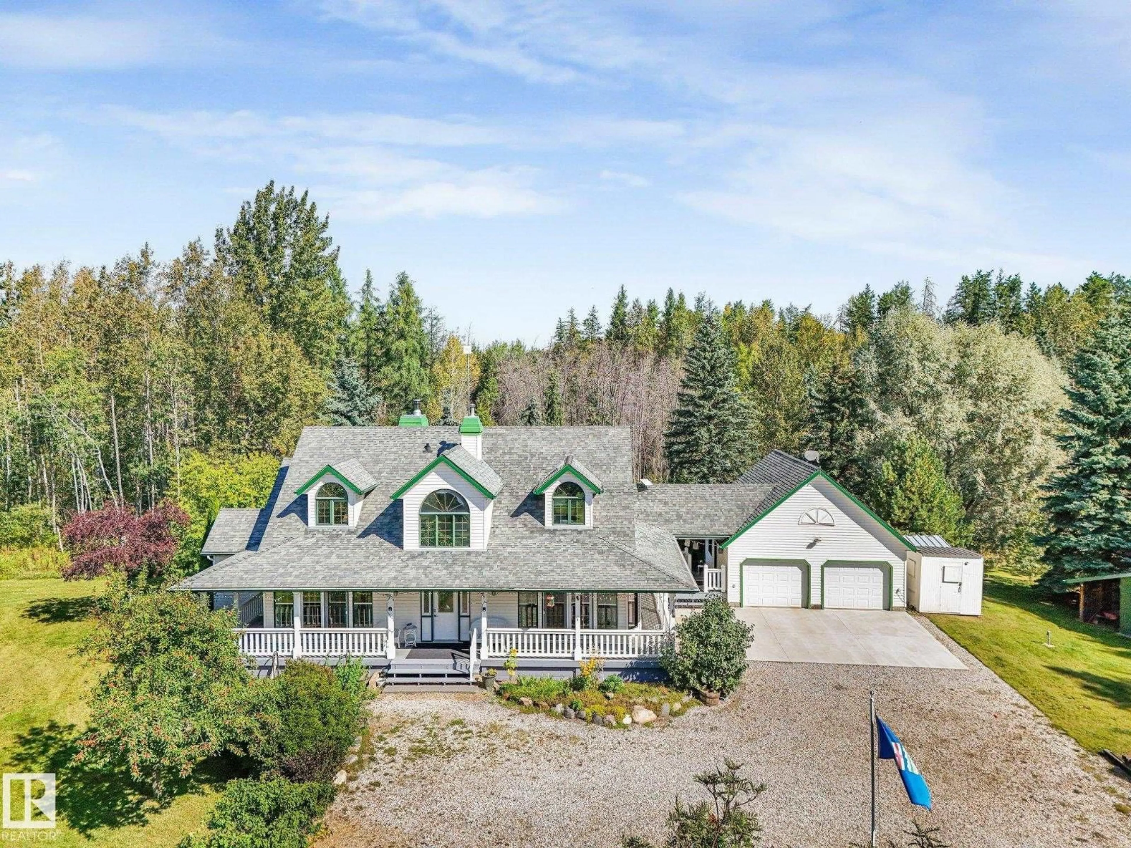 A pic from outside/outdoor area/front of a property/back of a property/a pic from drone, unknown for #101 - 27019 TWP ROAD 514, Rural Parkland County Alberta T7Y1G6