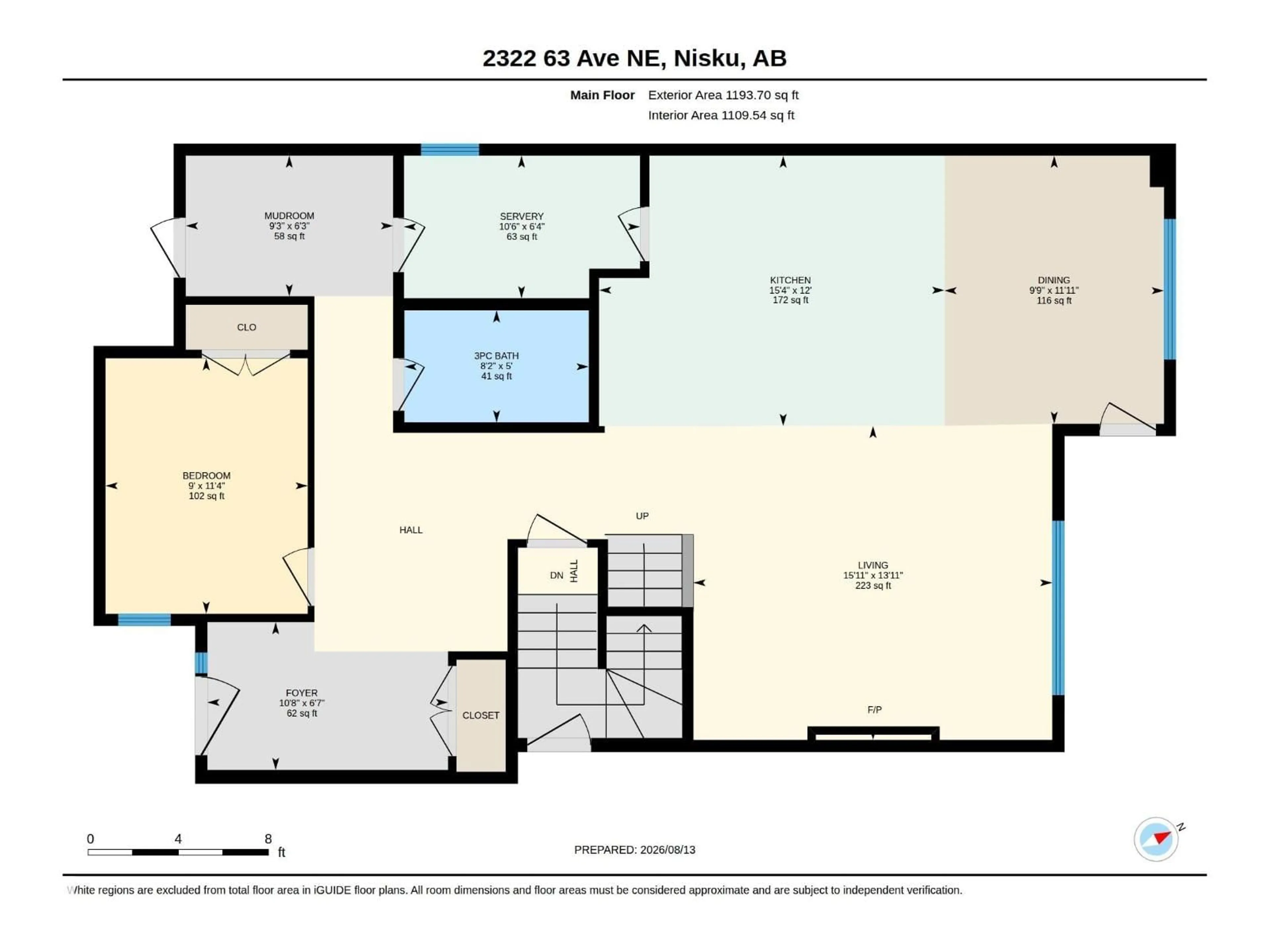 Floor plan for 2322 63 AV, Rural Leduc County Alberta T4X3A6