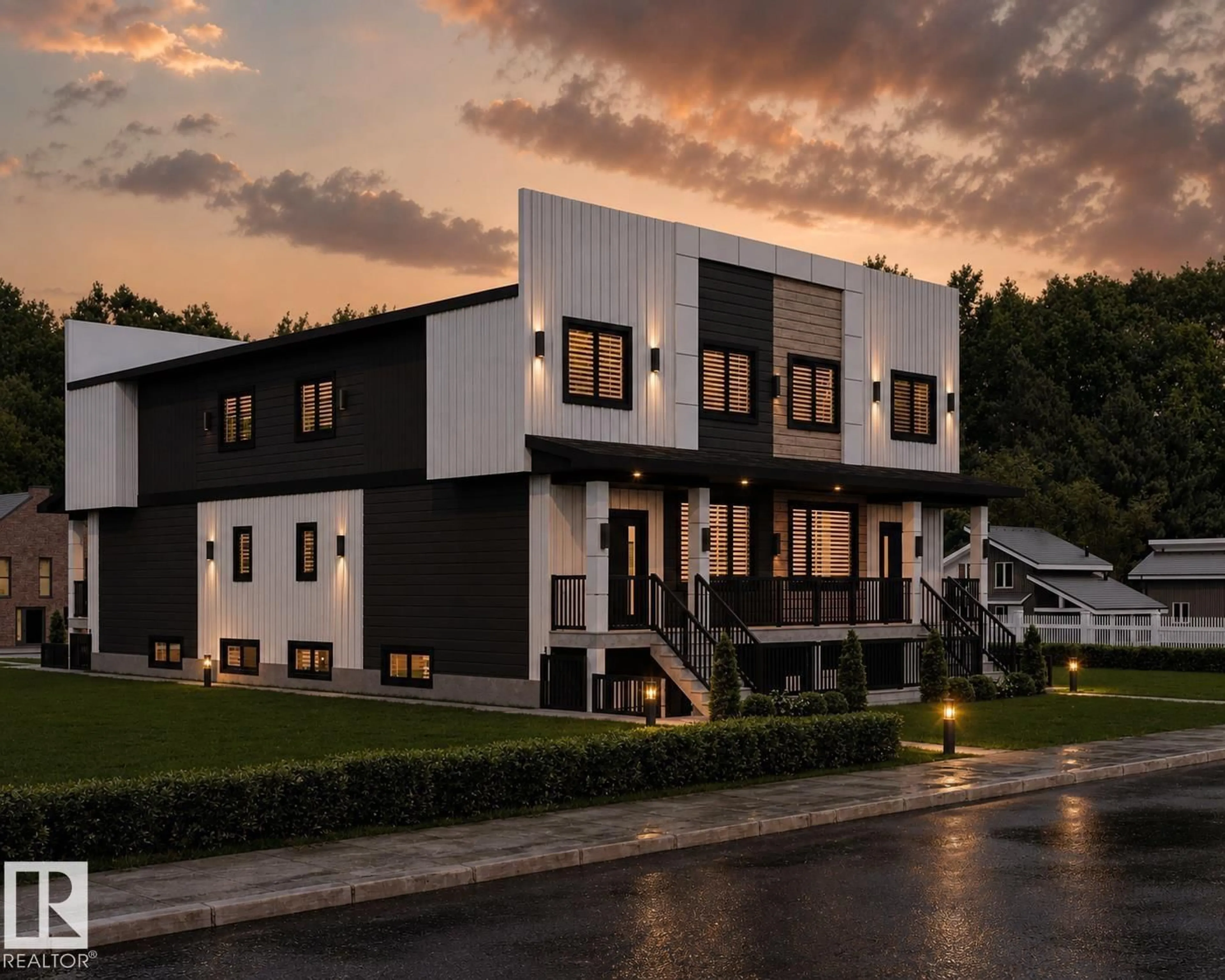 Home with vinyl exterior material, street for 8823 90 ST, Edmonton Alberta T6C3L7