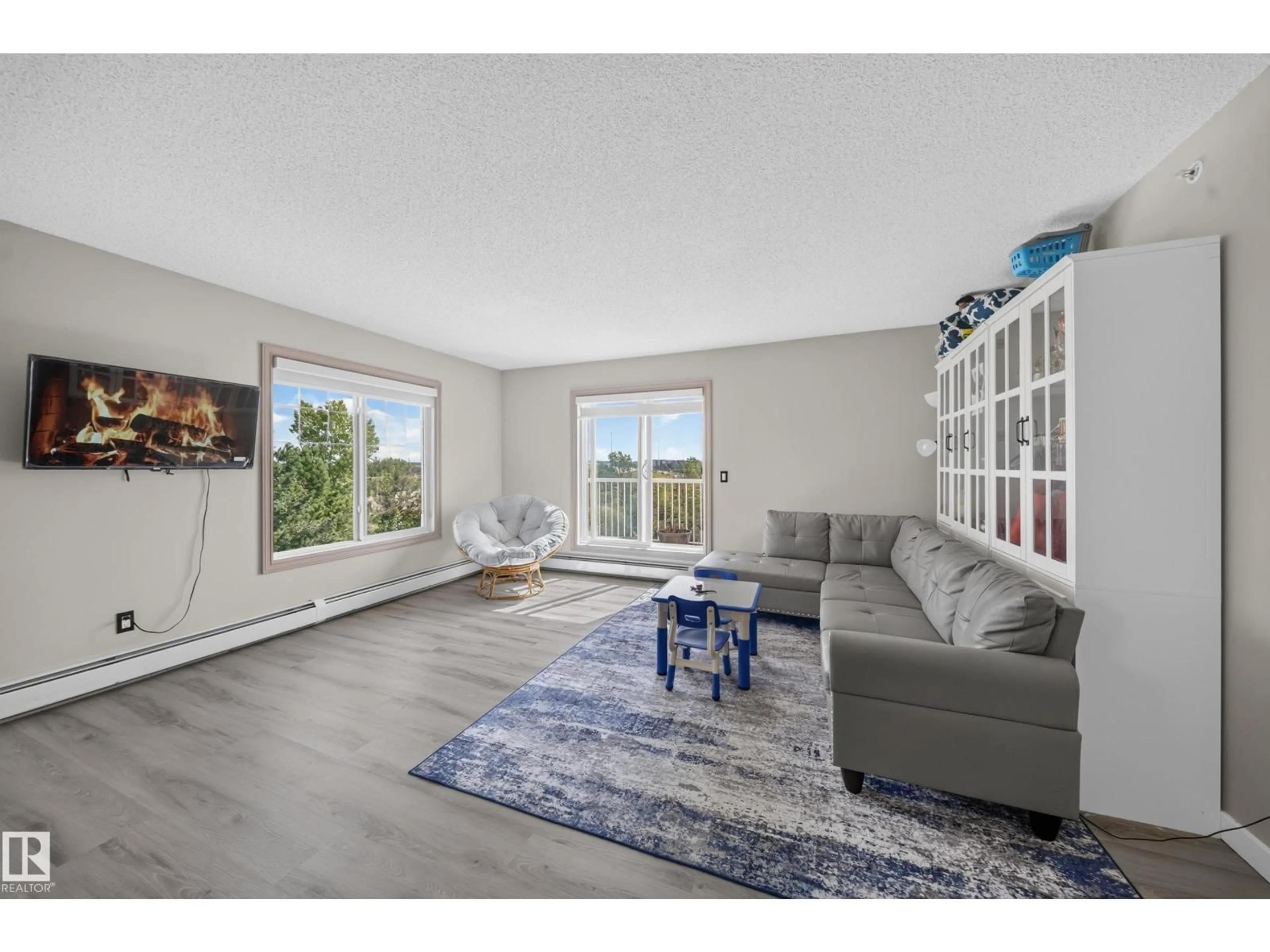Living room with furniture, unknown for #419 - 4407 23 ST, Edmonton Alberta T6T0B6