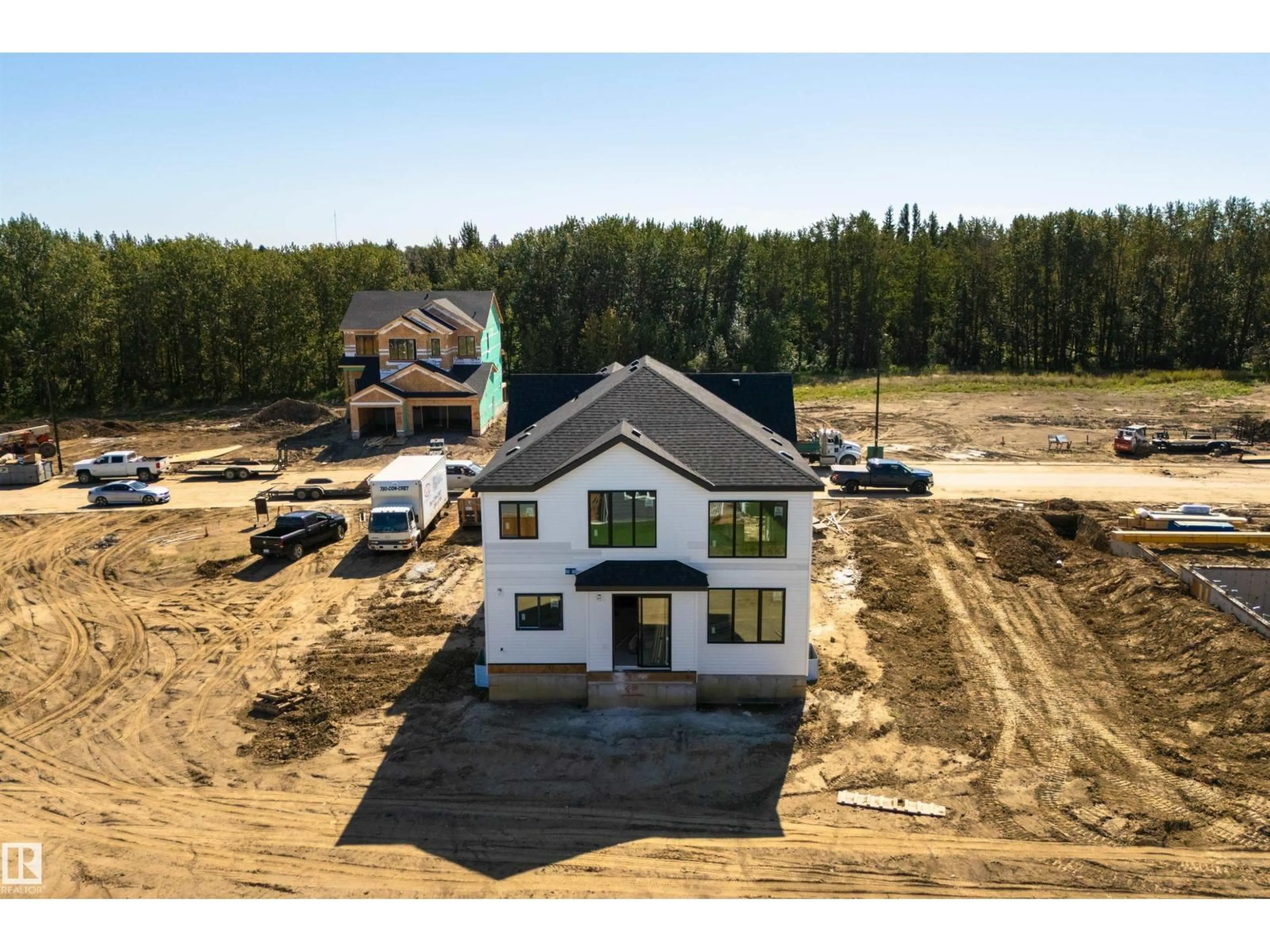 A pic from outside/outdoor area/front of a property/back of a property/a pic from drone, building for 42 SYDWYCK CIRCLE, Spruce Grove Alberta T7X1G6
