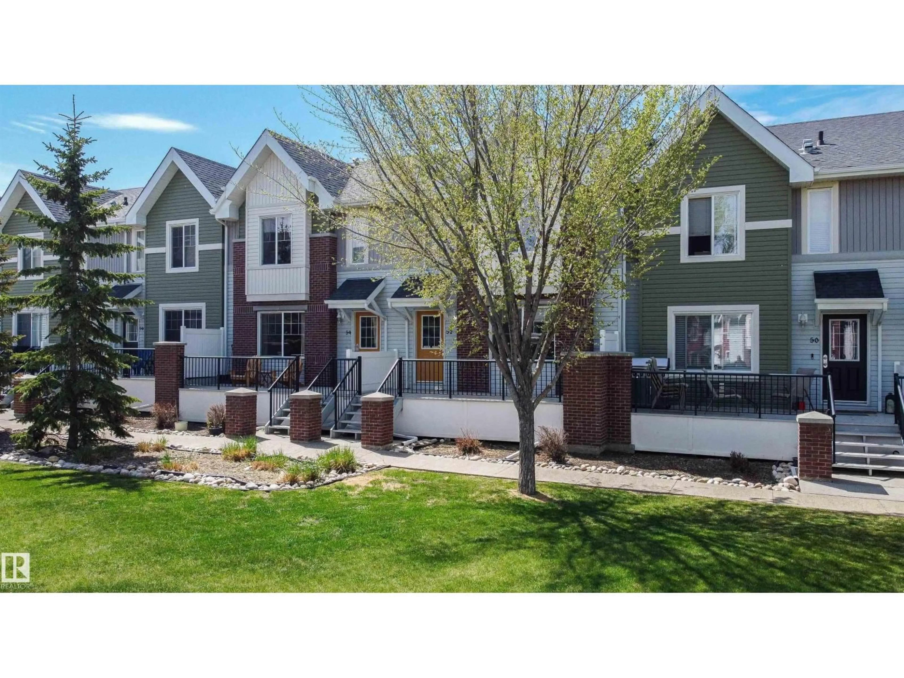 Home with vinyl exterior material, street for 52 2336 ASPEN TR, Sherwood Park Alberta T8A5Z6