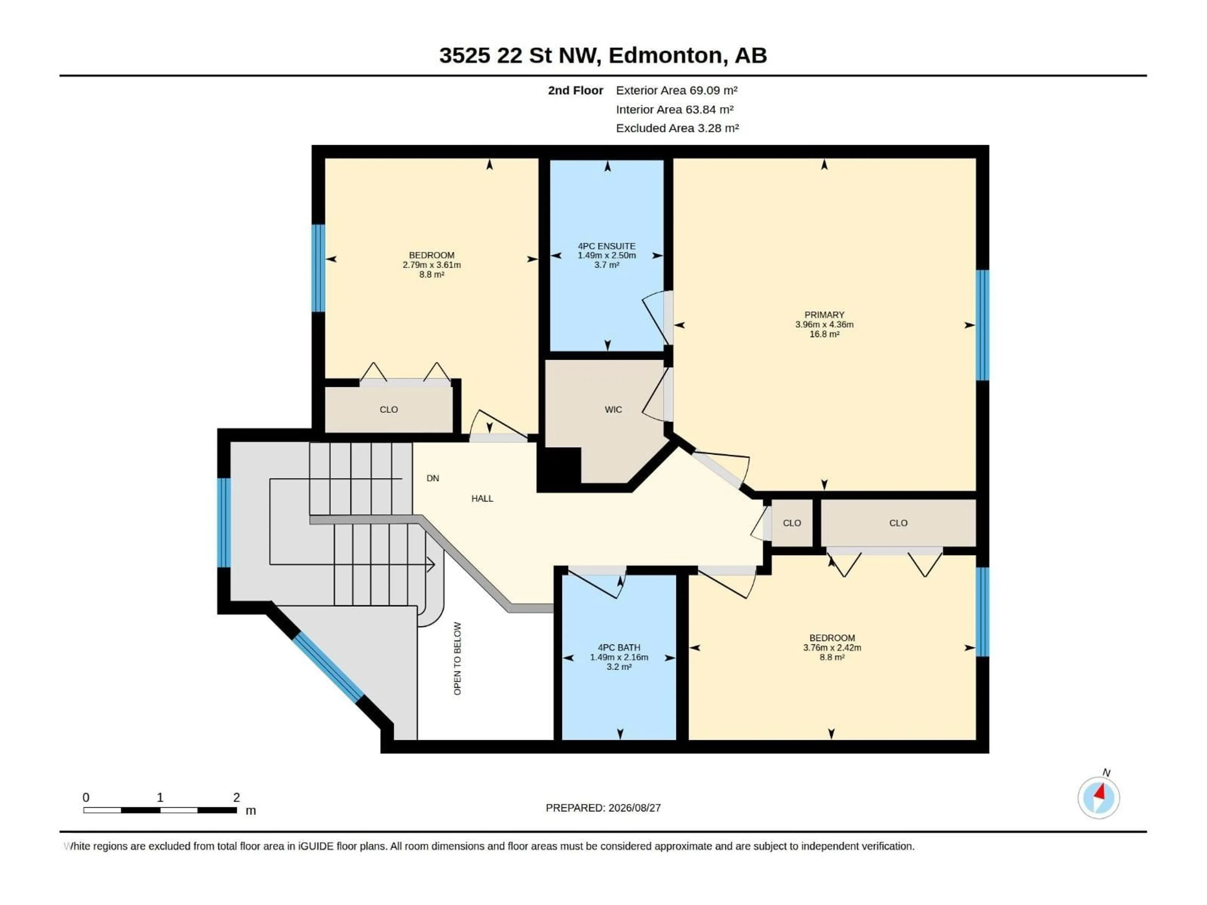 Floor plan for 3525 22 ST NW, Edmonton Alberta T6T1W2