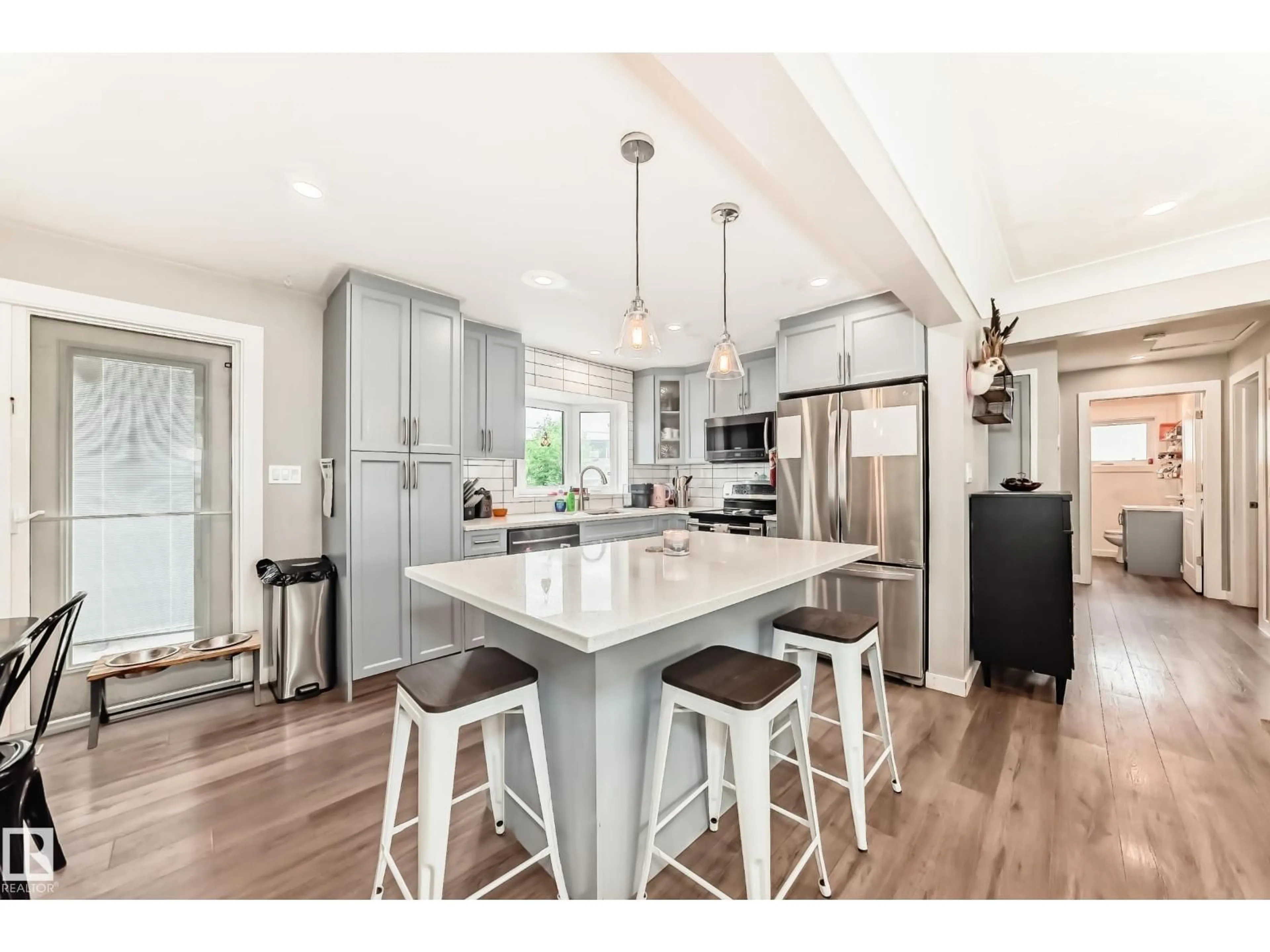 Open concept kitchen, unknown for NW - 12423 75 ST, Edmonton Alberta T5B2C1