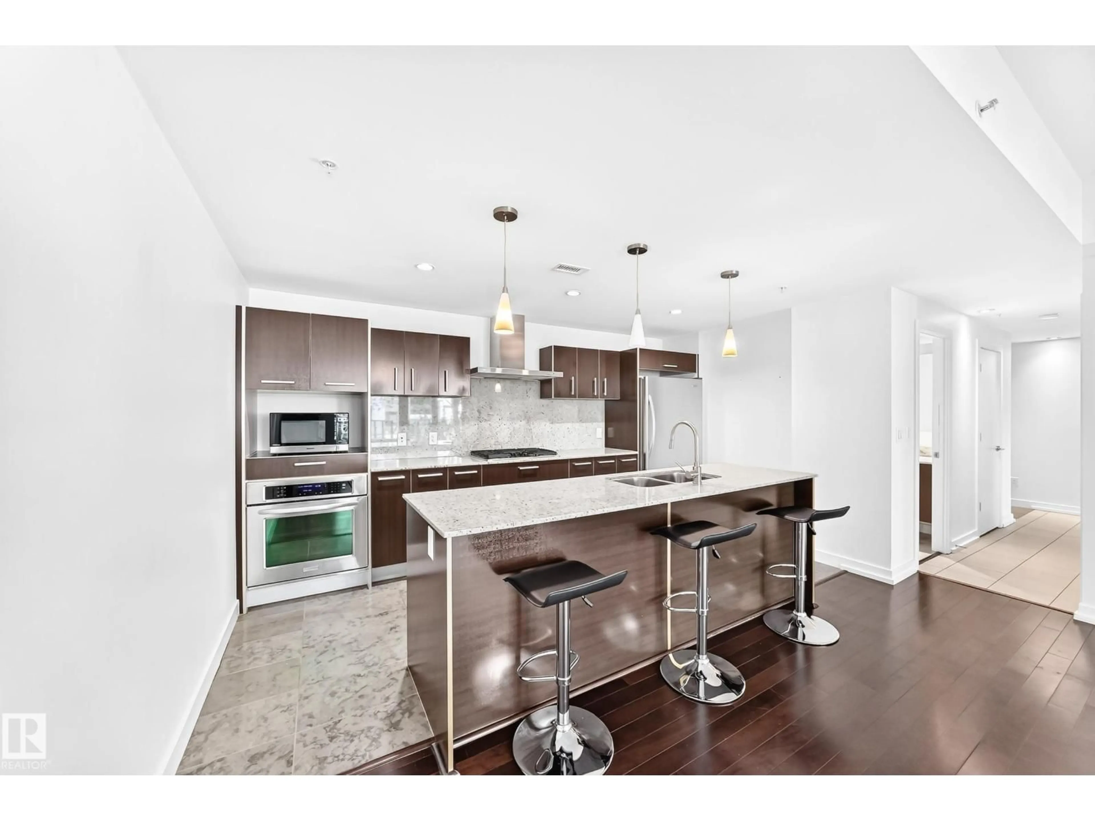 Open concept kitchen, unknown for #104 - 2612 109 ST, Edmonton Alberta T6J3S9