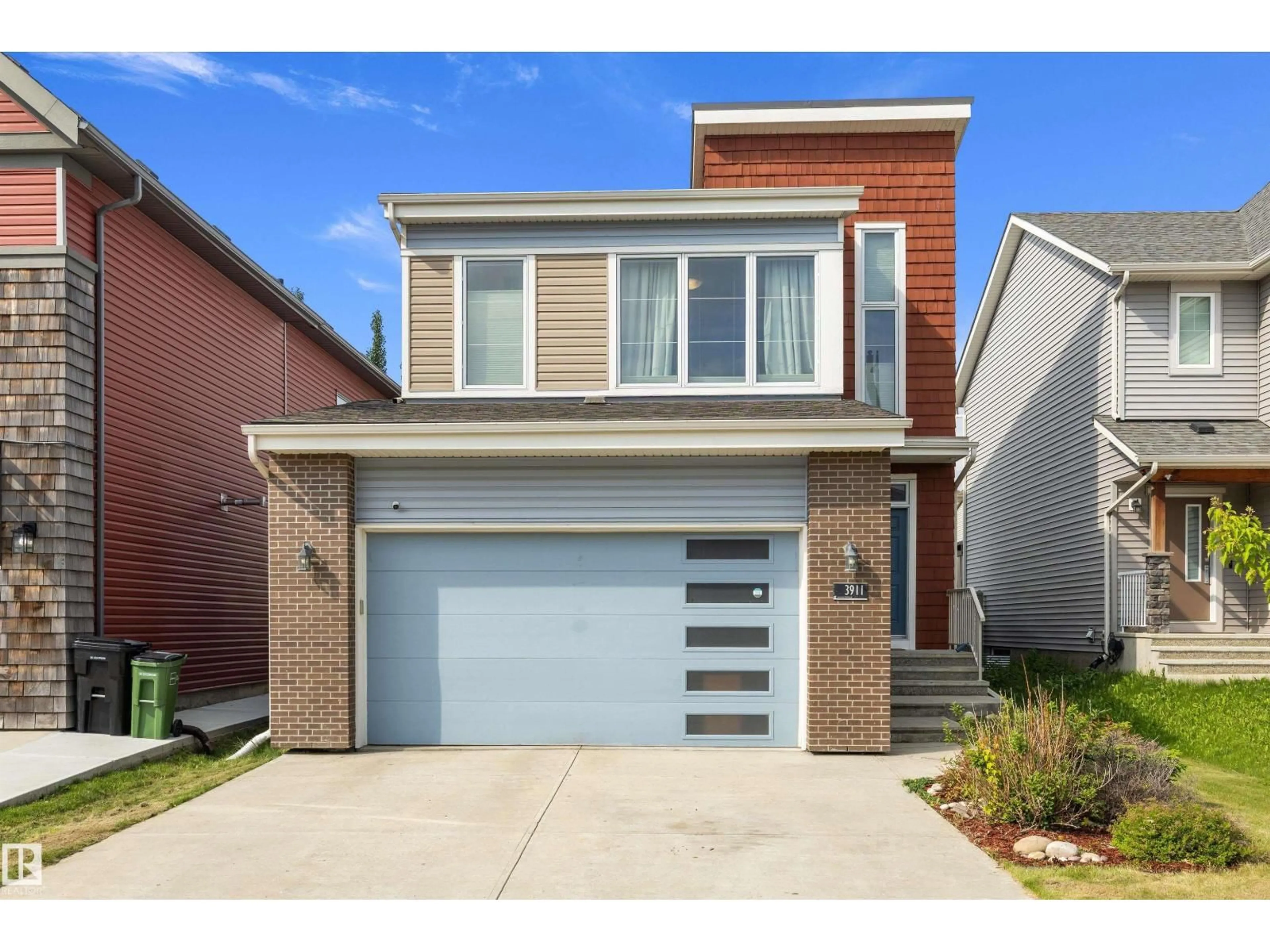 Home with brick exterior material, street for SW - 3911 CLAXTON LO, Edmonton Alberta T6W1Y6
