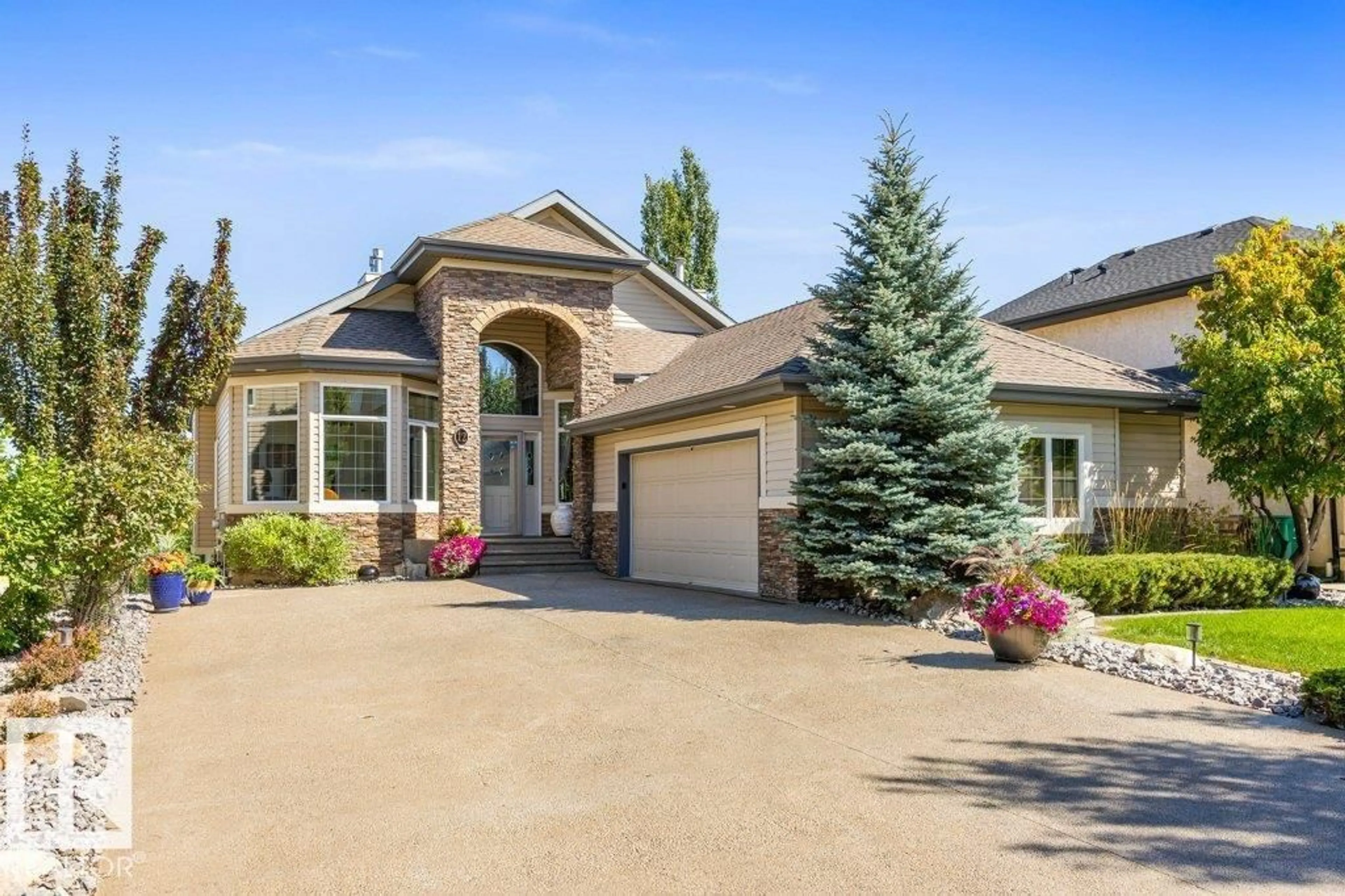 Home with brick exterior material, street for 12 OAKHILL PL, St. Albert Alberta T8N7H2