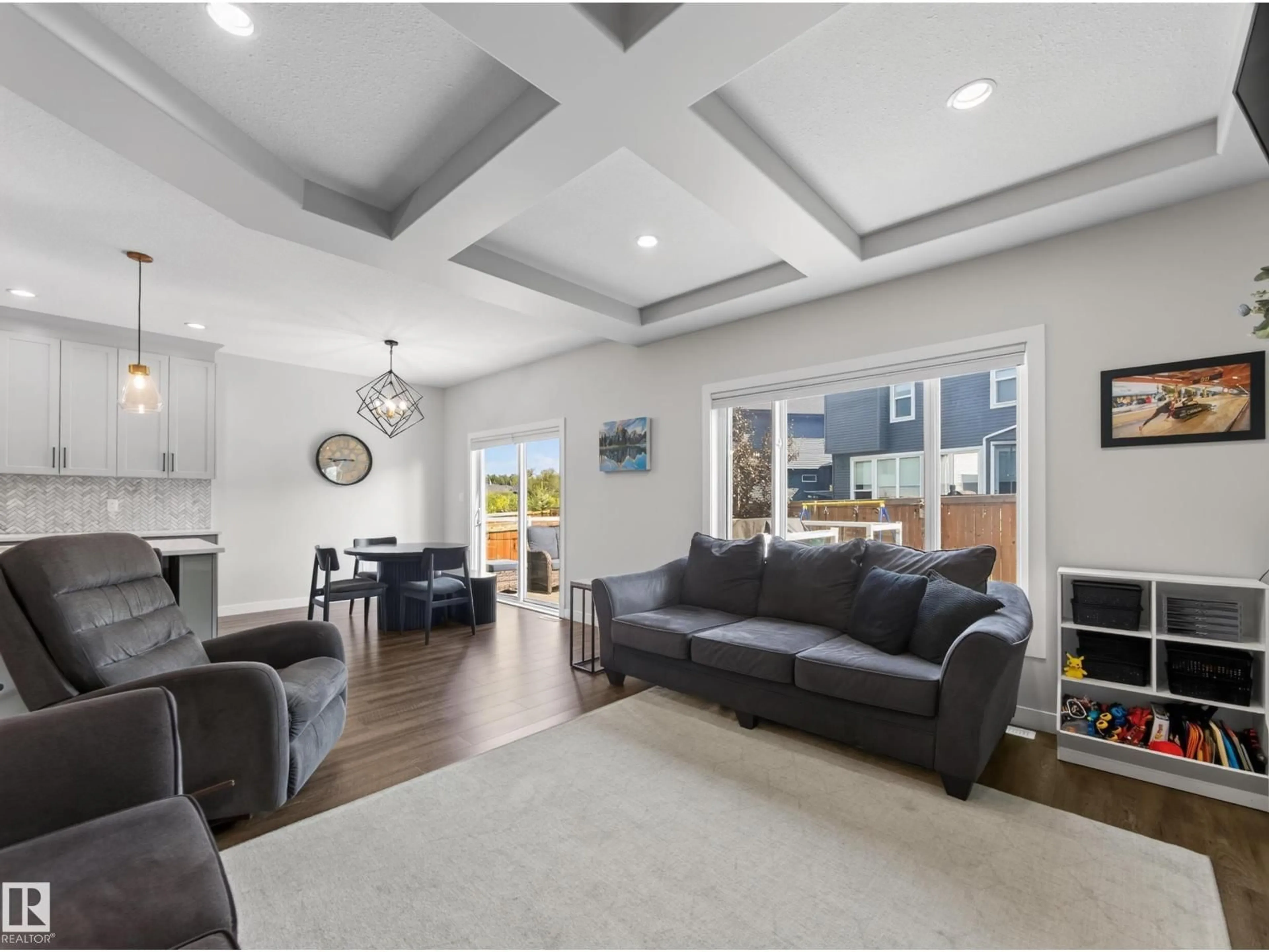 Living room with furniture, unknown for 29 COPPICE HILL WY, Ardrossan Alberta T8E1J6