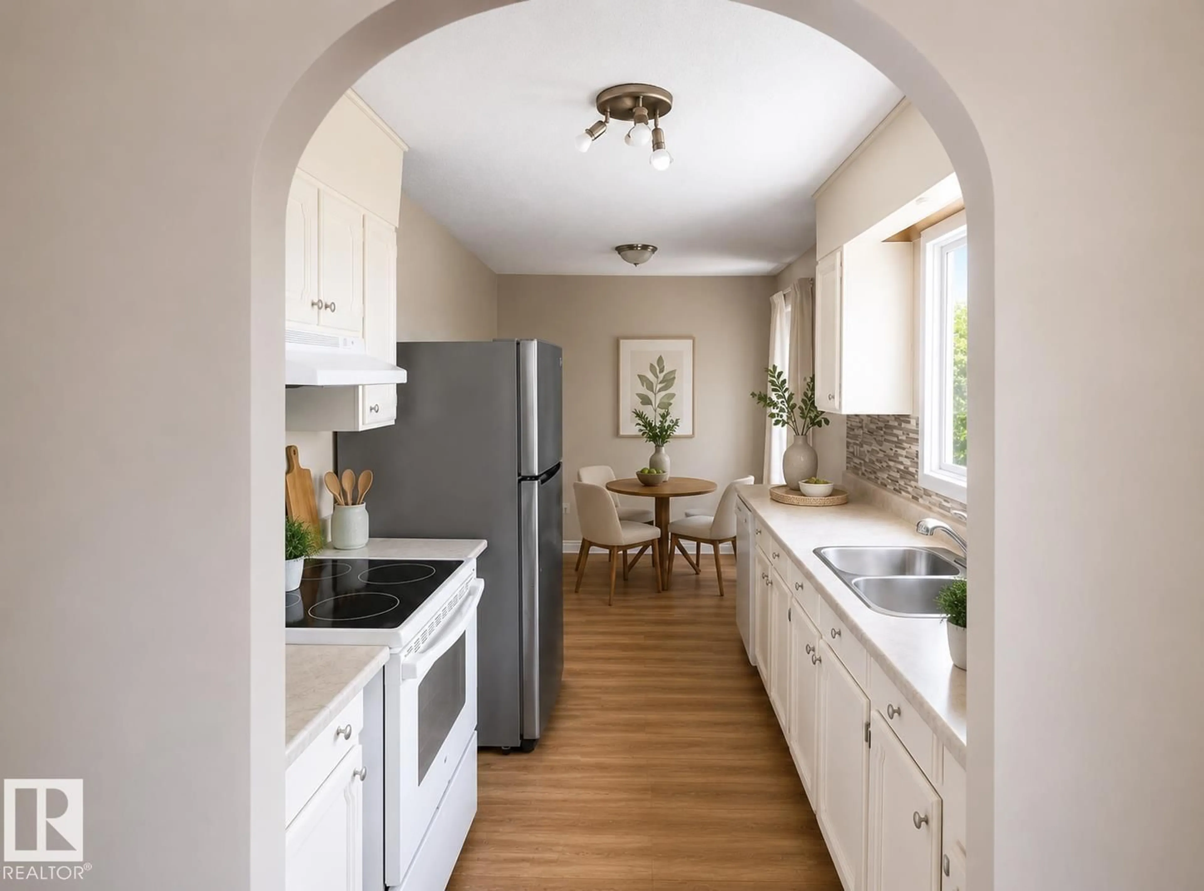 Open concept kitchen, unknown for 10439 36A AVE, Edmonton Alberta T6J2H7