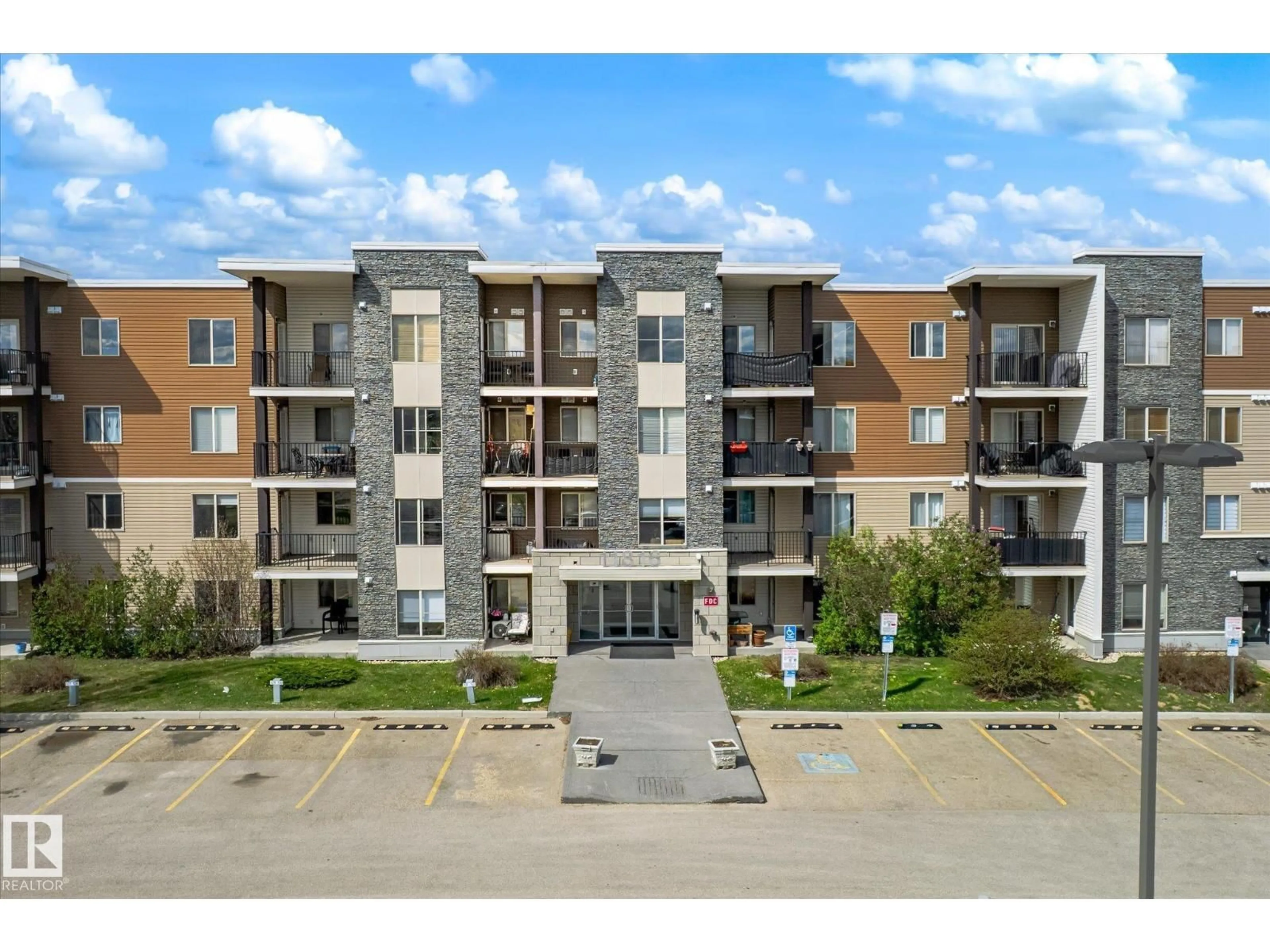 A pic from outside/outdoor area/front of a property/back of a property/a pic from drone, unknown for #409 - 11816 22 AV, Edmonton Alberta T6W2A2