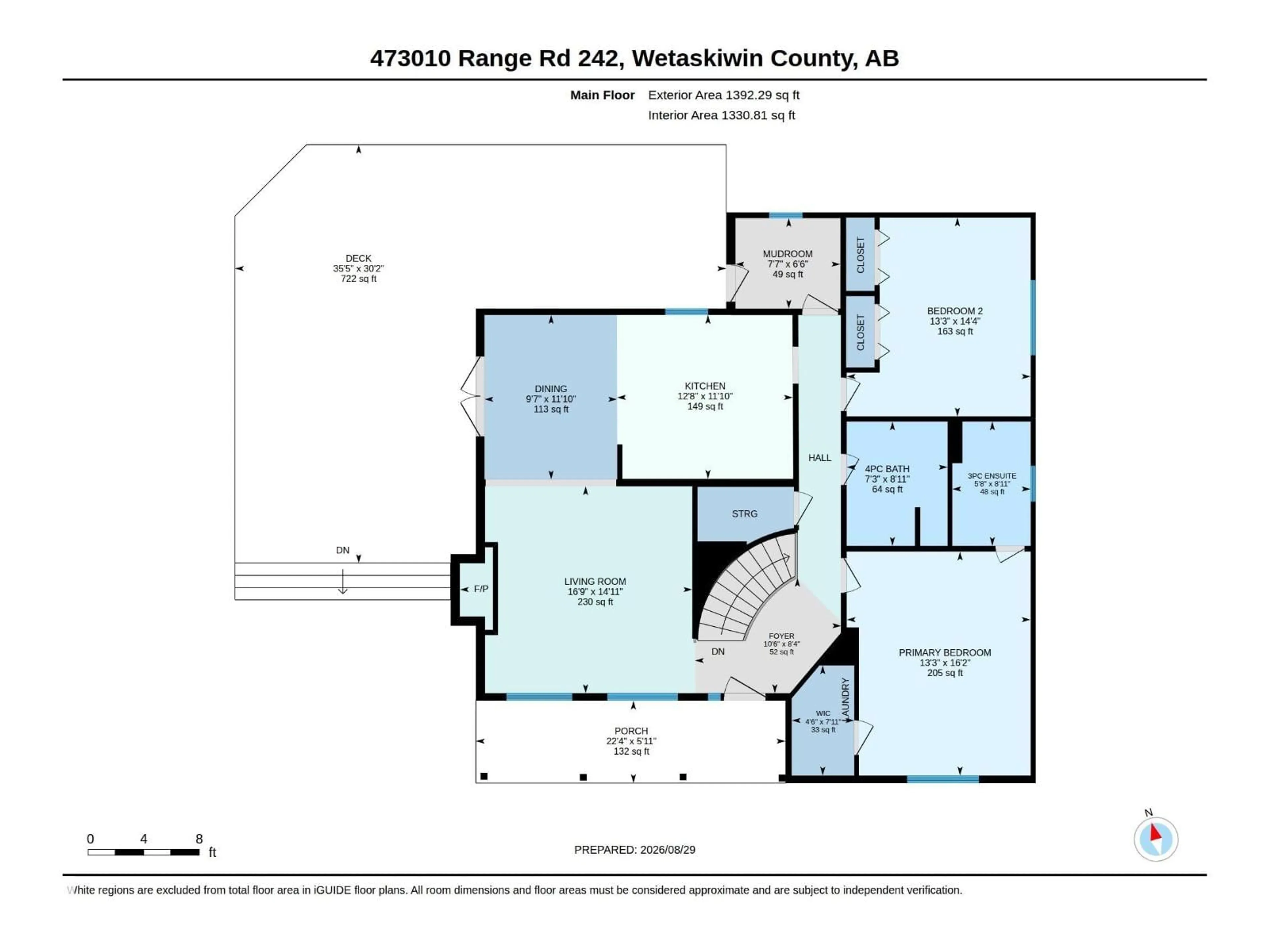 Floor plan for 473010 RGE ROAD 242, Rural Wetaskiwin County Alberta T0C1Z0