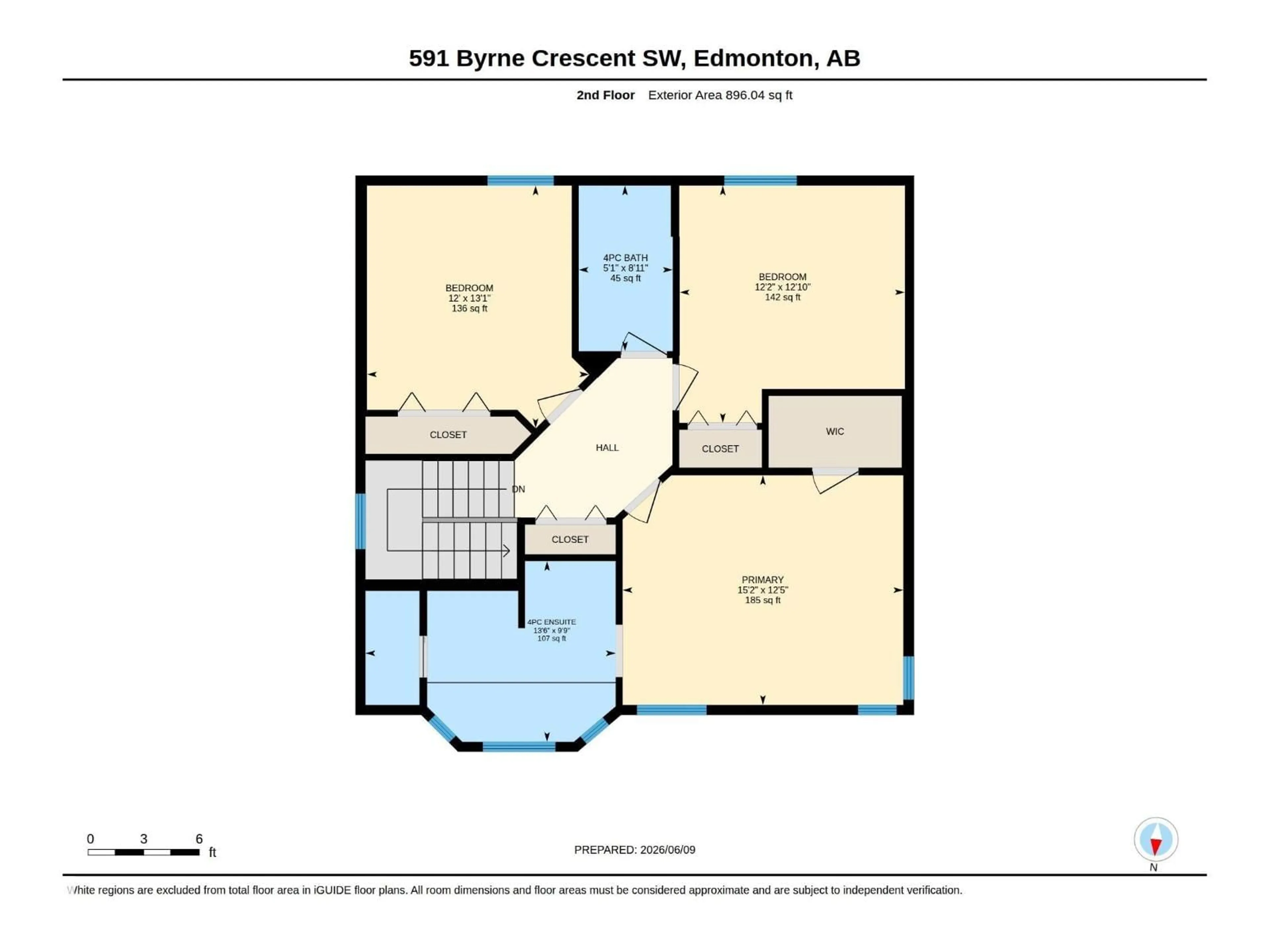 Floor plan for SW - 591 BYRNE CR, Edmonton Alberta T6W1E7